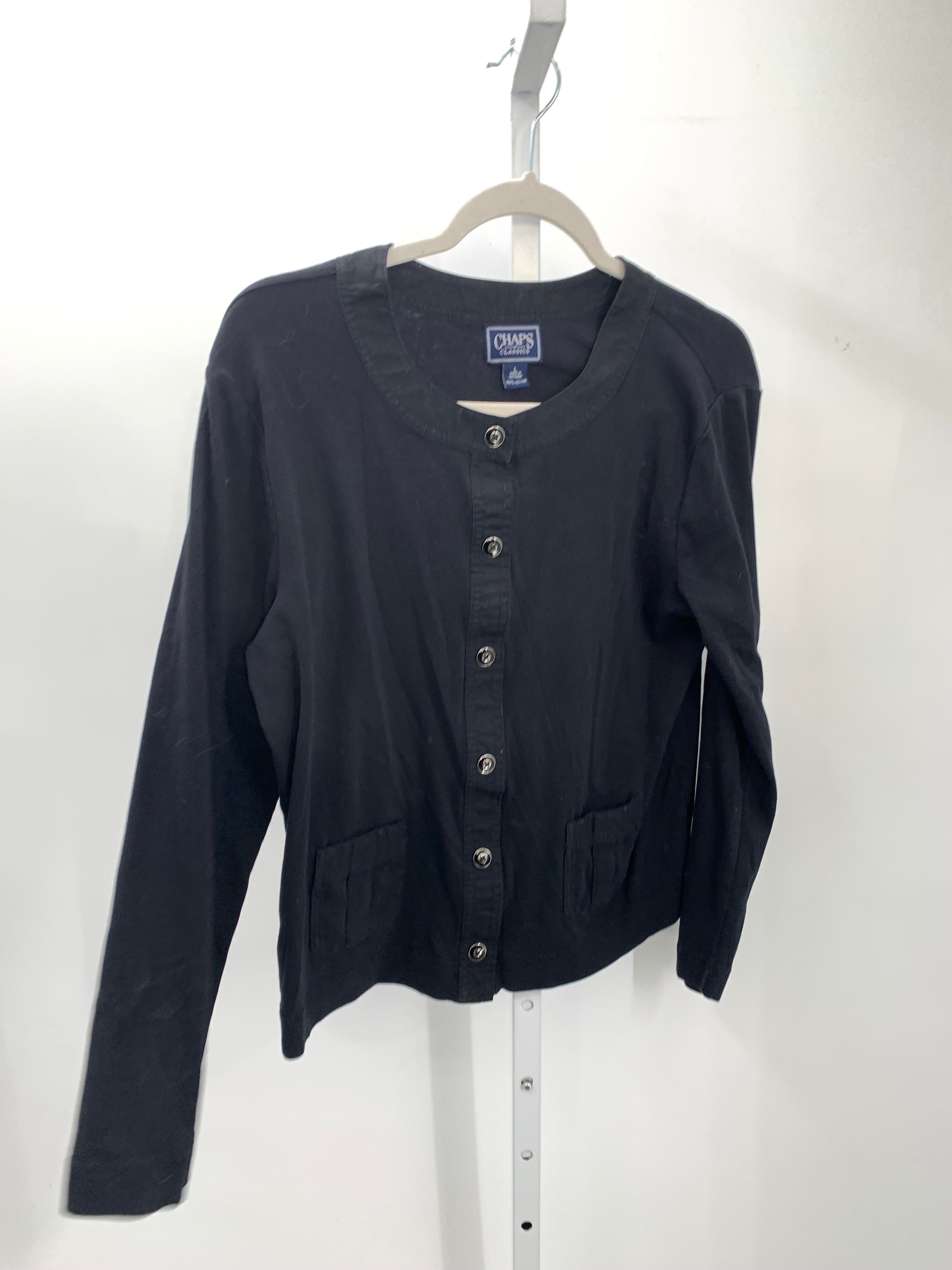 Chaps Size Large Misses Long Sleeve Shirt