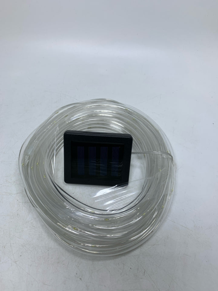 NIB LED SOLAR POWERED ROPE LIGHTS.
