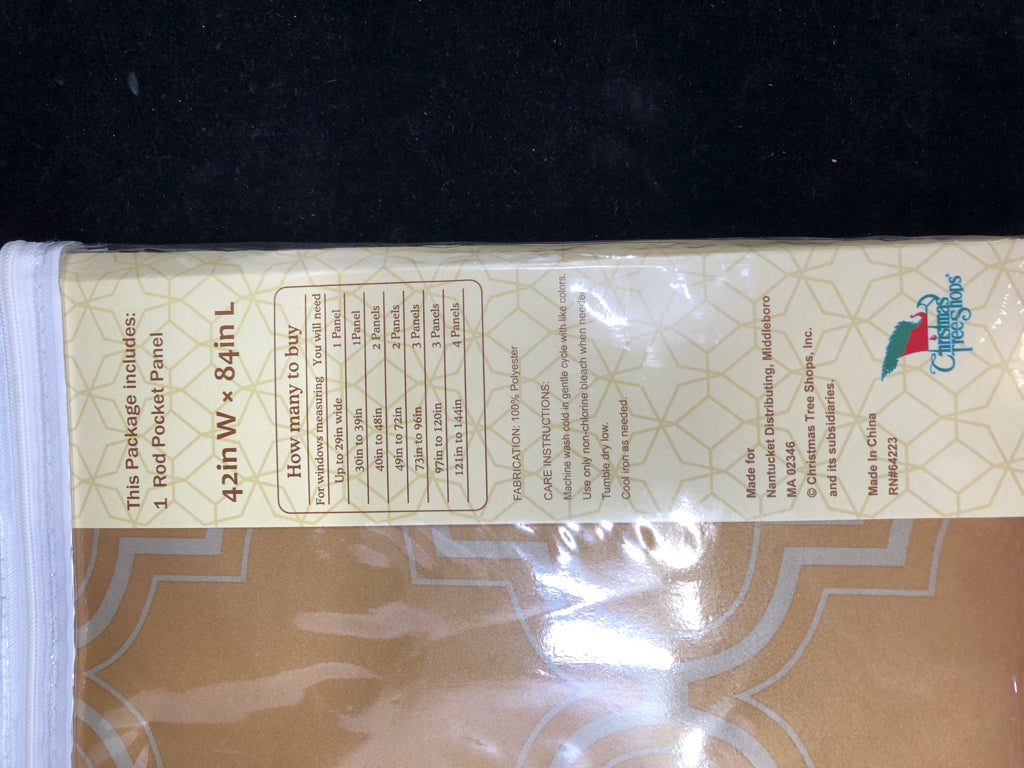 NIP BURNT YELLOW FOAM BACK PANEL IRONWORK.