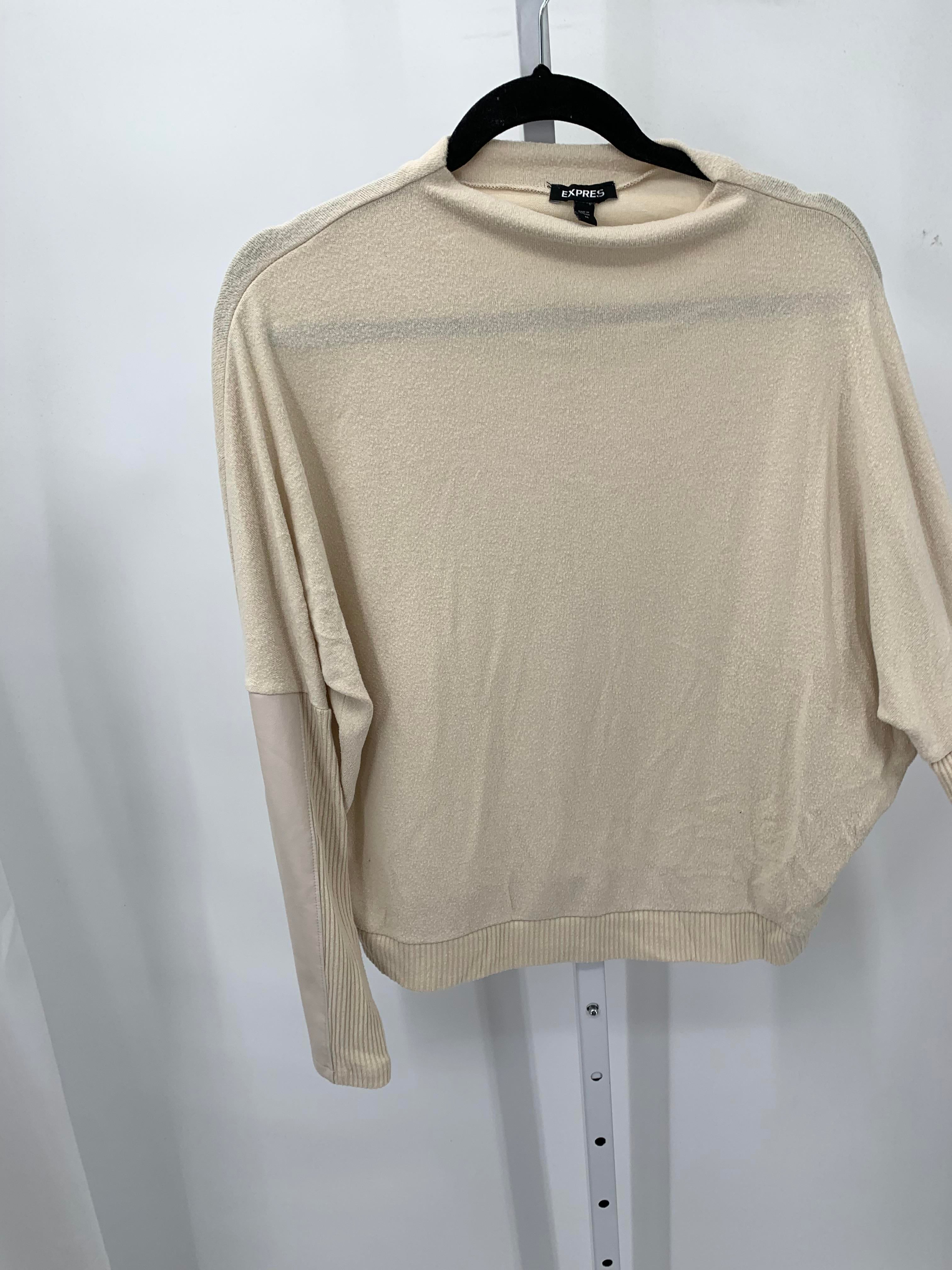 Express Size Medium Misses Long Slv Sweater