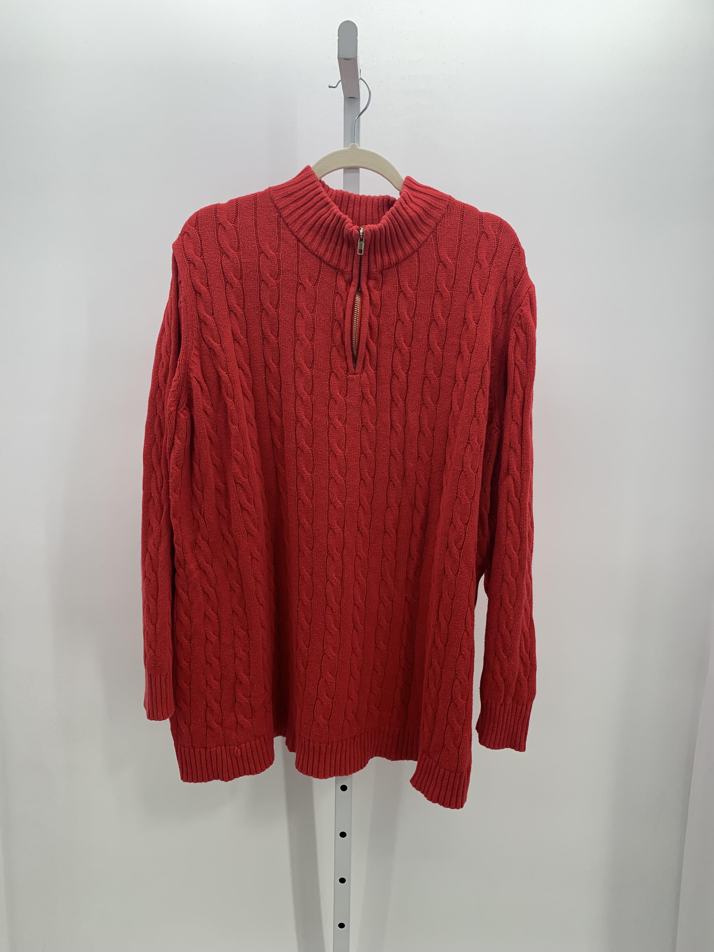 Woman Within Size 2X Womens Long Slv Sweater
