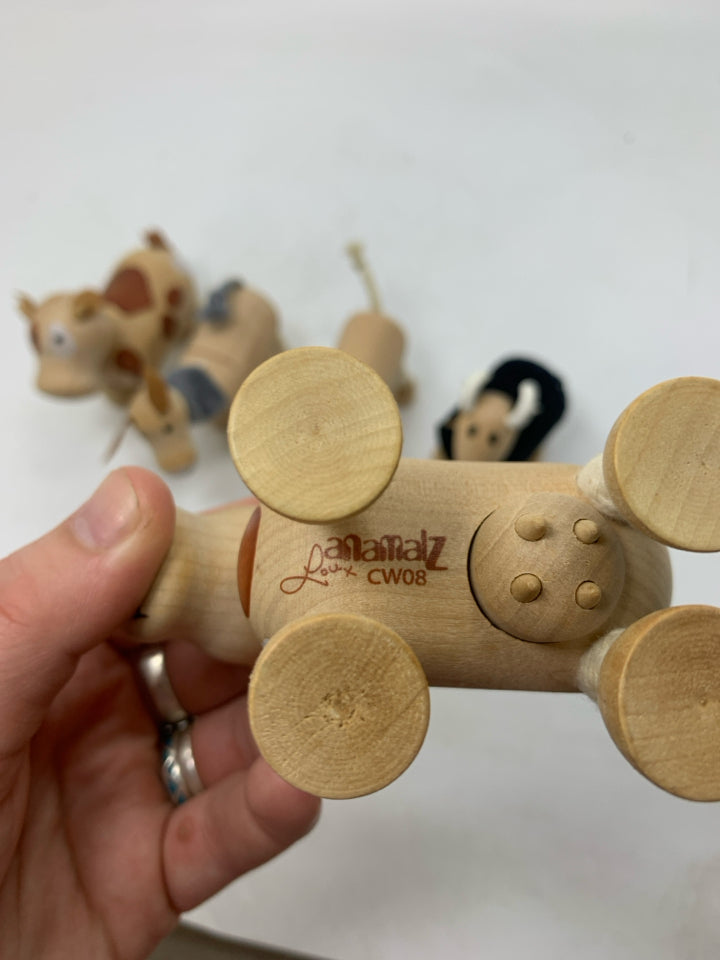 Anamalz Wooden Animal Figures Set of 5