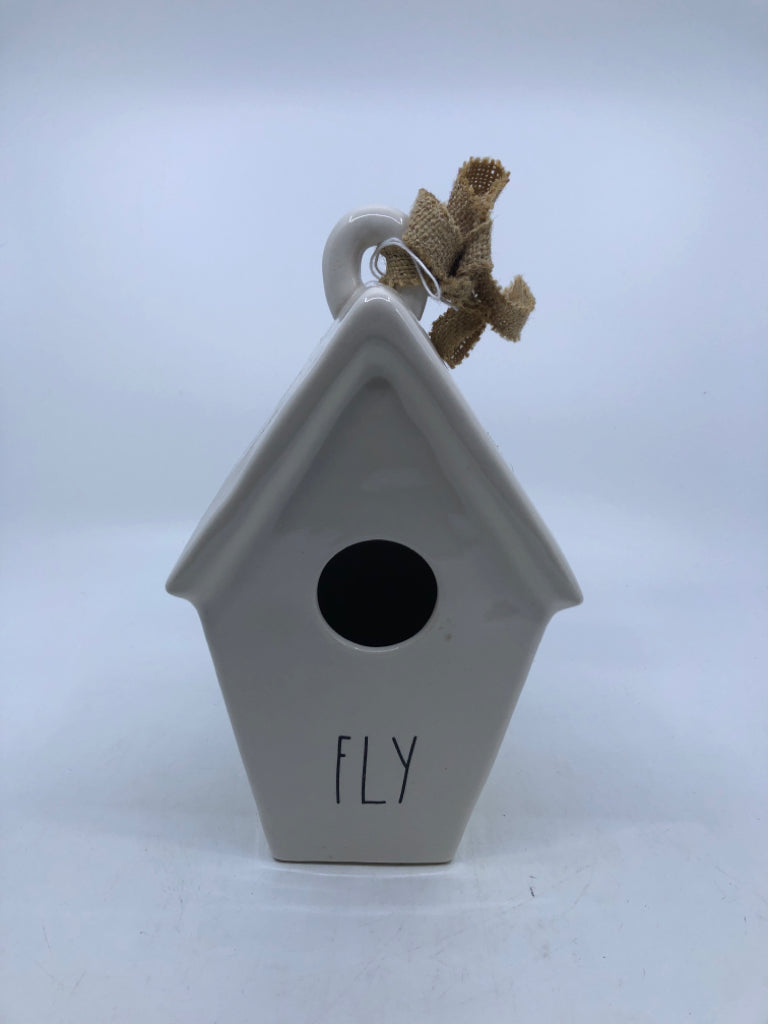 RAE DUNN BIRD HOUSE FLY.