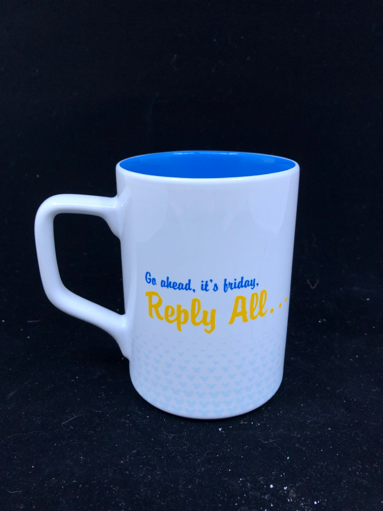 DONALD DUCK REPLY ALL MUG.