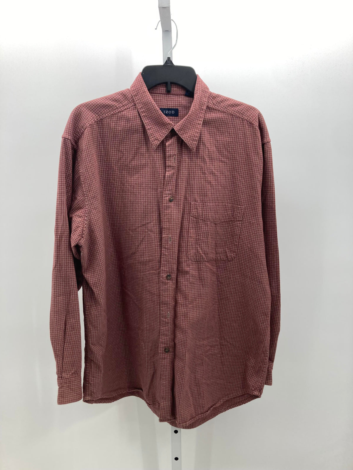 PLAID BTN DOWN