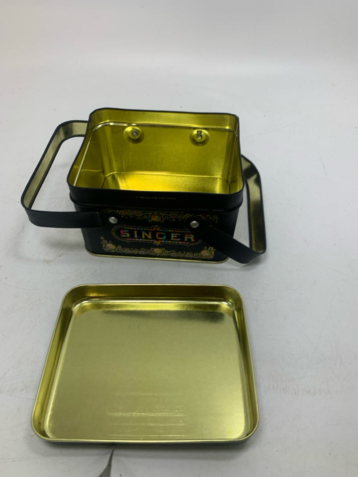RAINBOW SINGER METAL BOX W/ HANDLES.