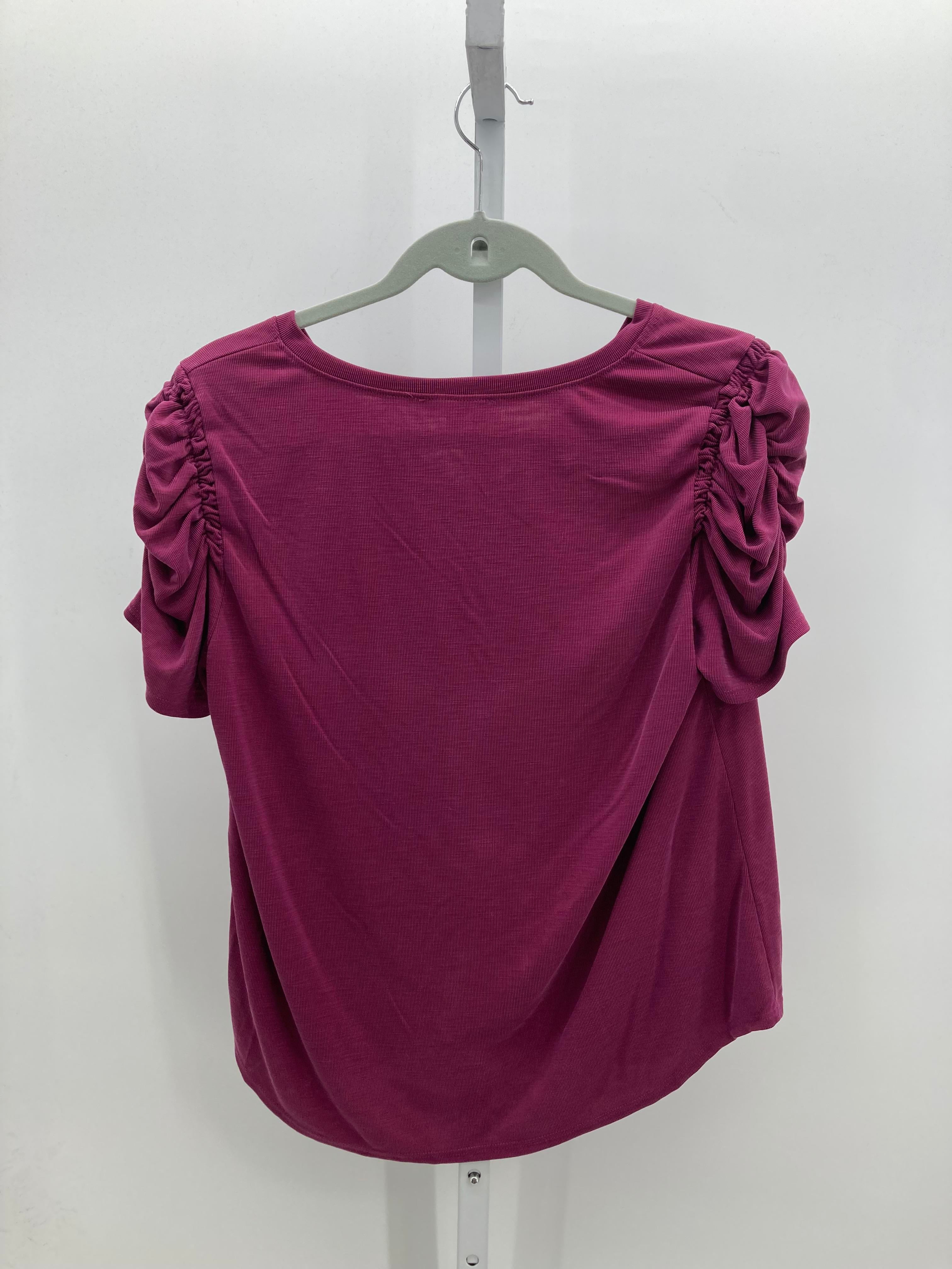 Green Envelope Size Medium Misses Short Sleeve Shirt
