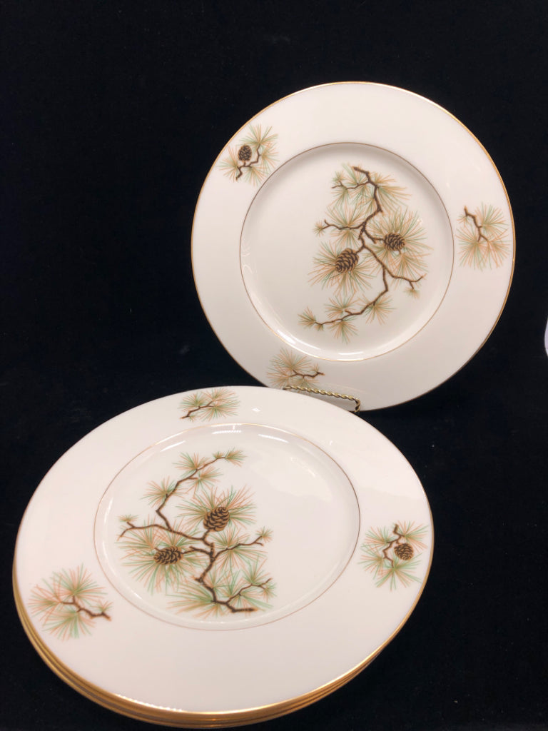 20PC PINECONE DISH SET - LENOX - SRV FOR 4.