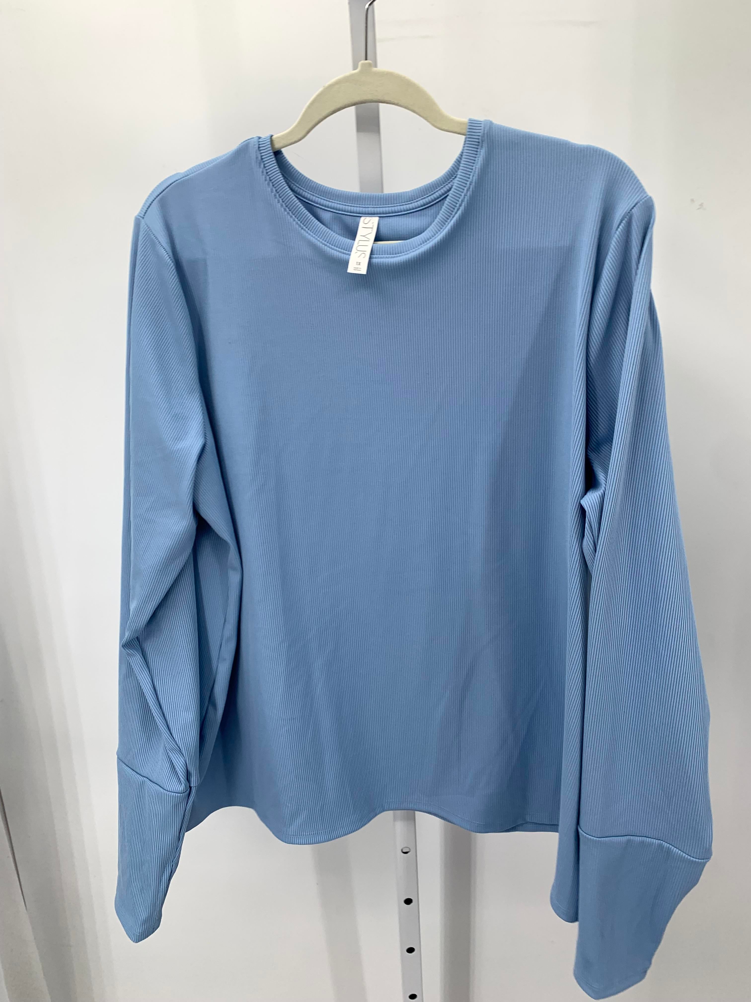 Stylus Size 1X Womens Long Sleeve Shirt