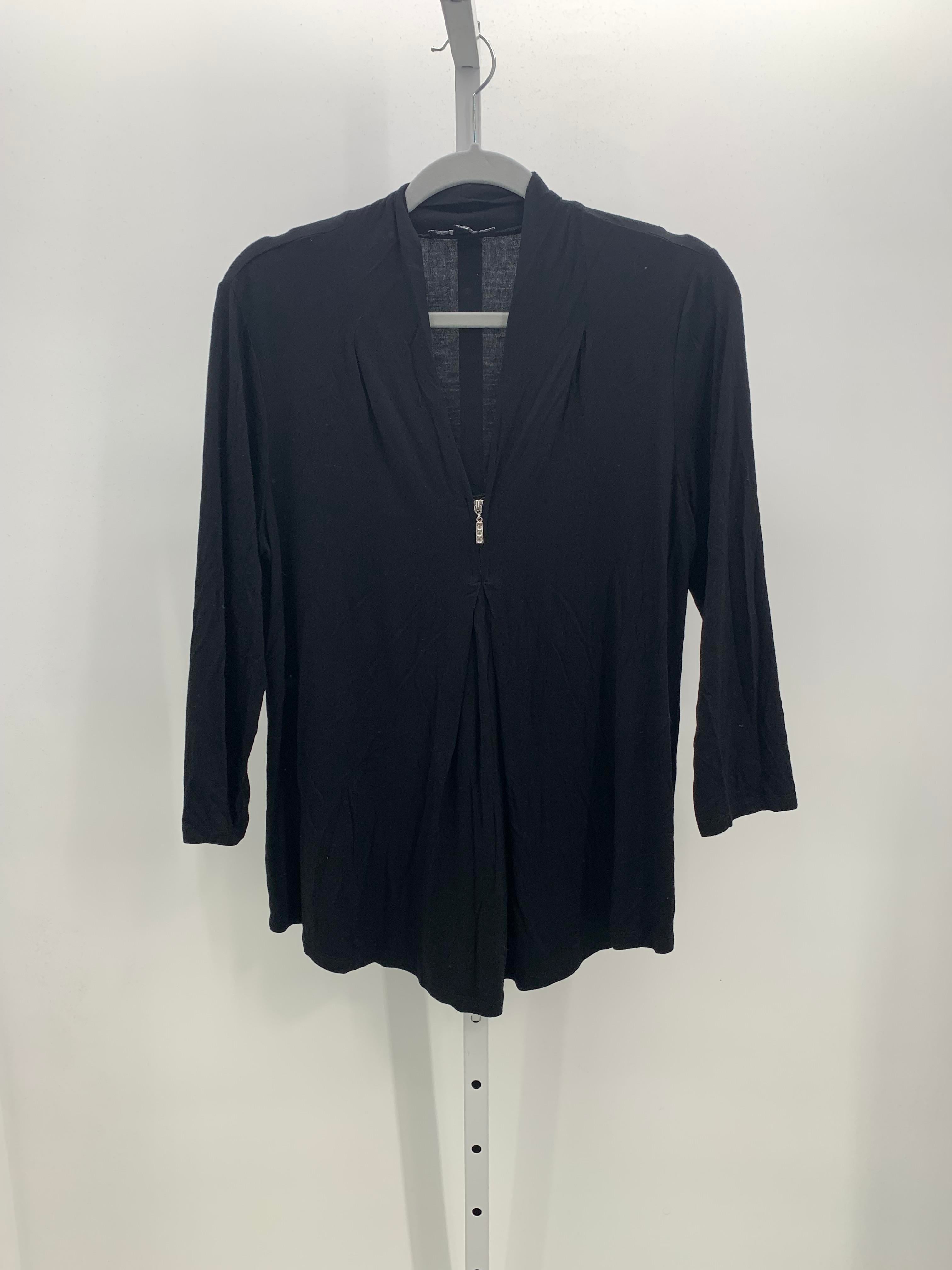 Cable & Gauge Size Large Misses 3/4 Sleeve Shirt