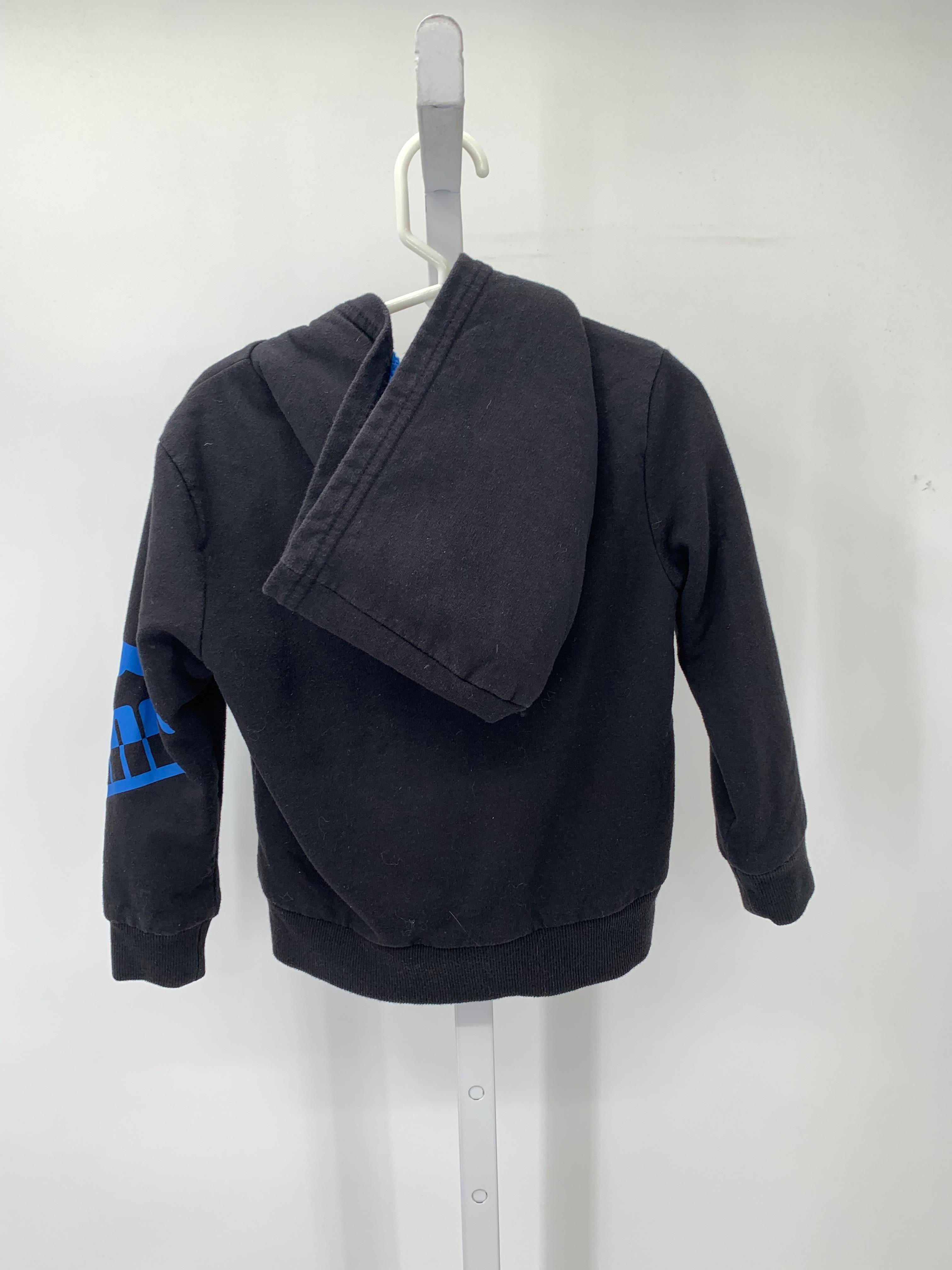 BLUE SHERPA LINED HOODED ZIP