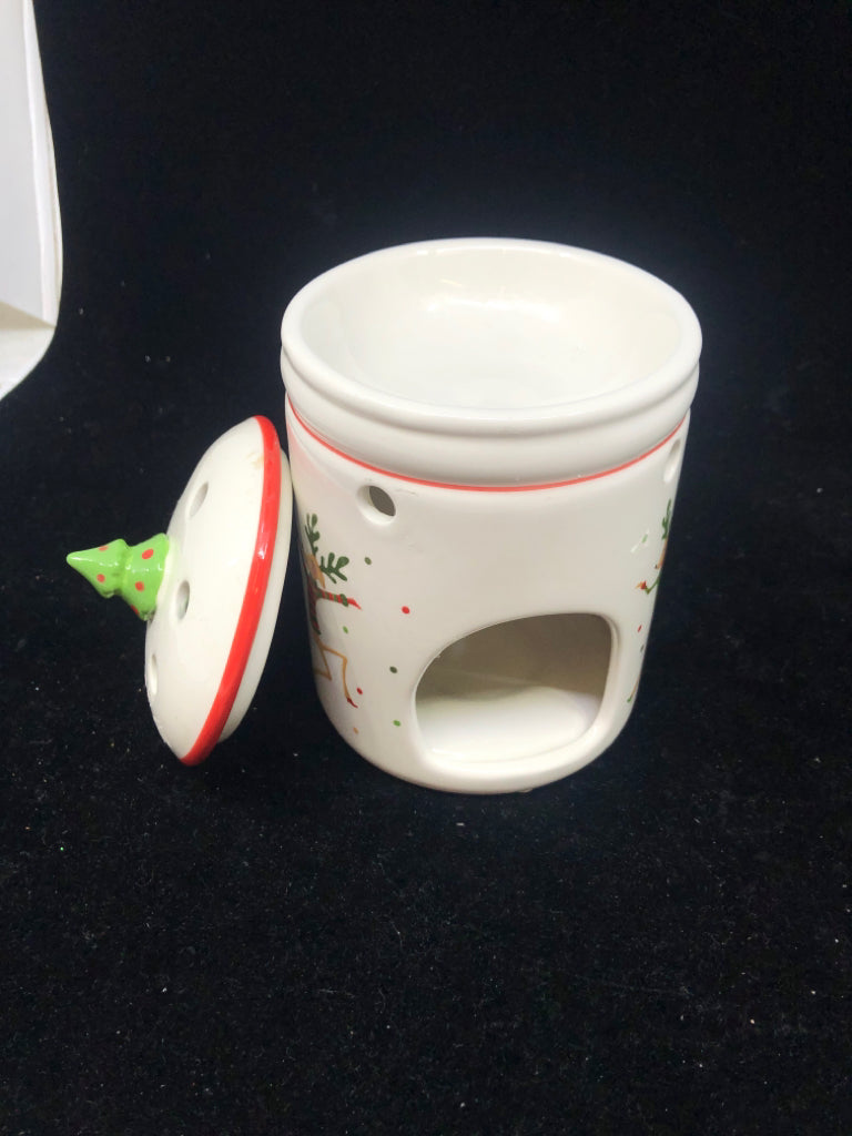 2PC DANCING REINDEER WAX WARMER.