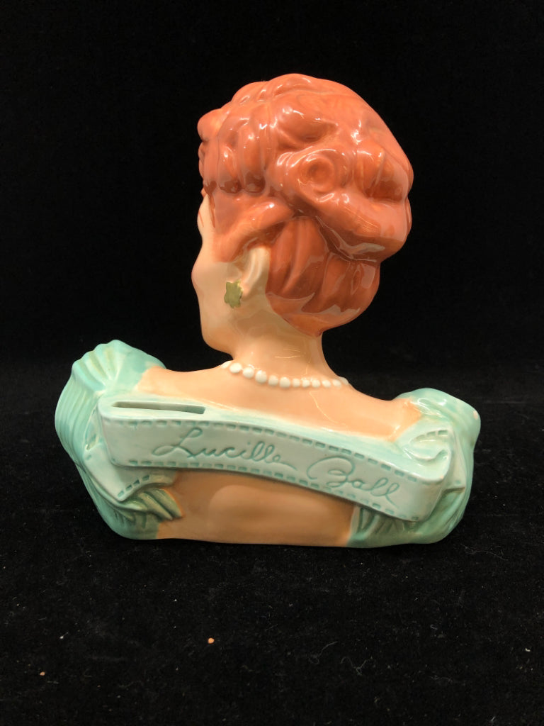 LUCILLE BALL CERAMIC BANK.