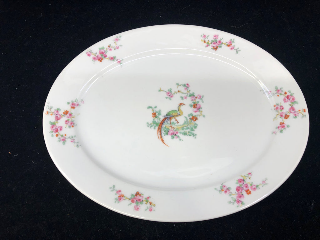 VTG LIMOGES BIRD PLATTER.