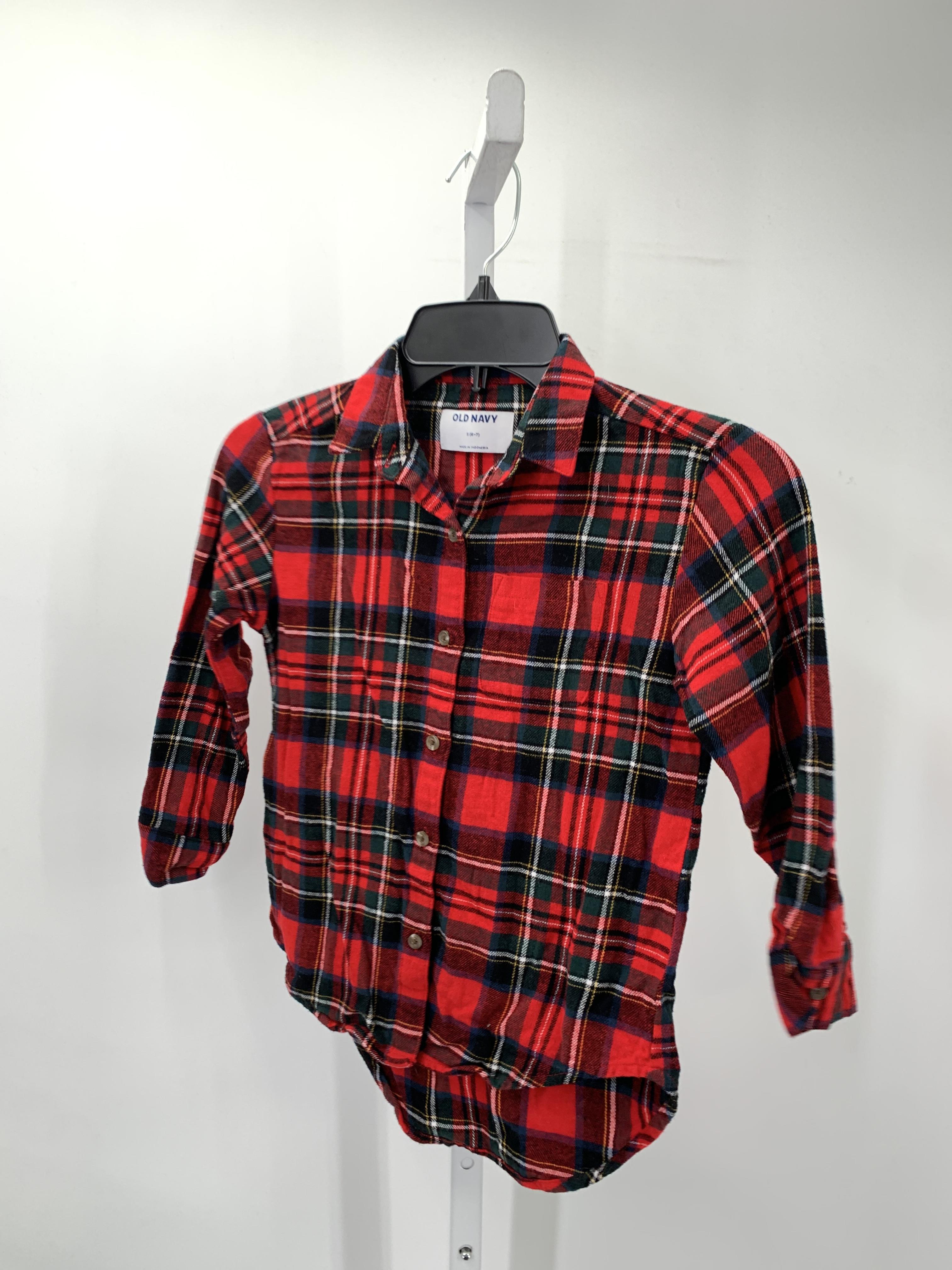 Old Navy Size 6-7 Girls Long Sleeve Shirt