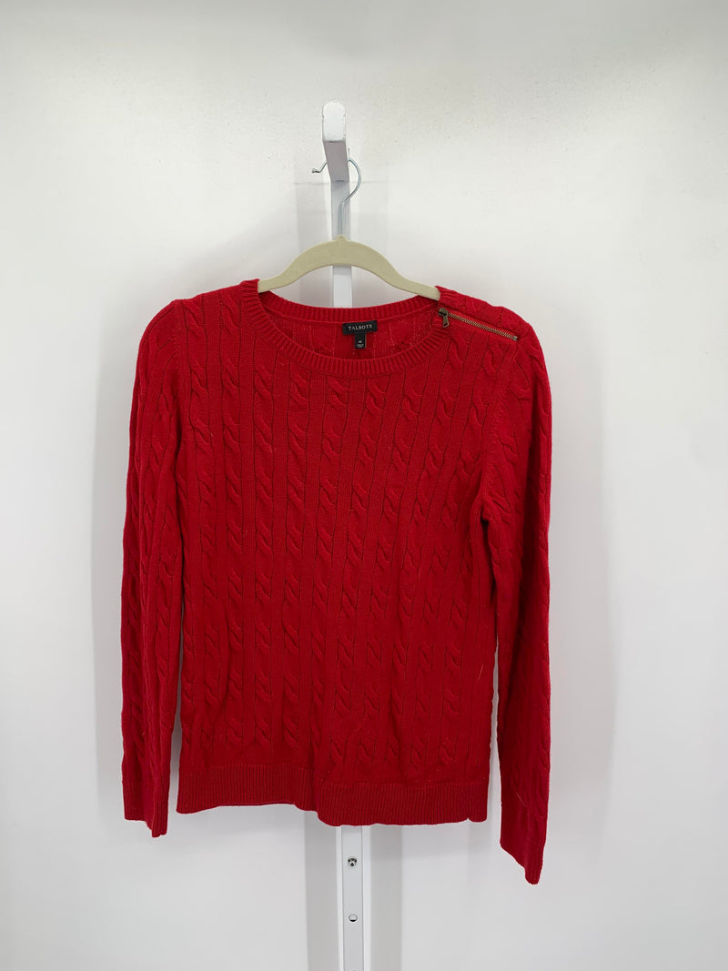 Talbots Size Medium Misses Long Slv Sweater