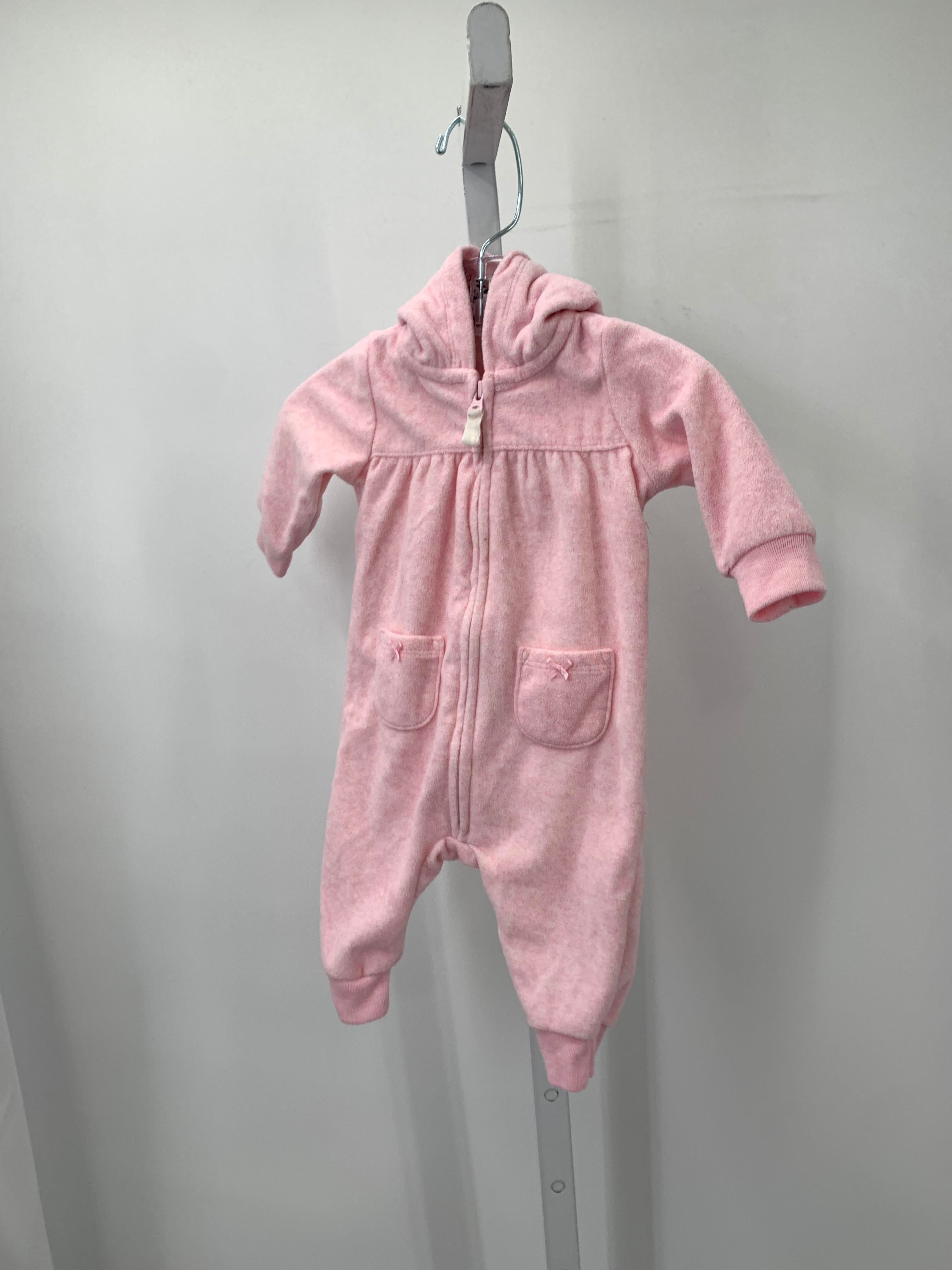 Carters Size 3 Months Girls Long Slv. Romper