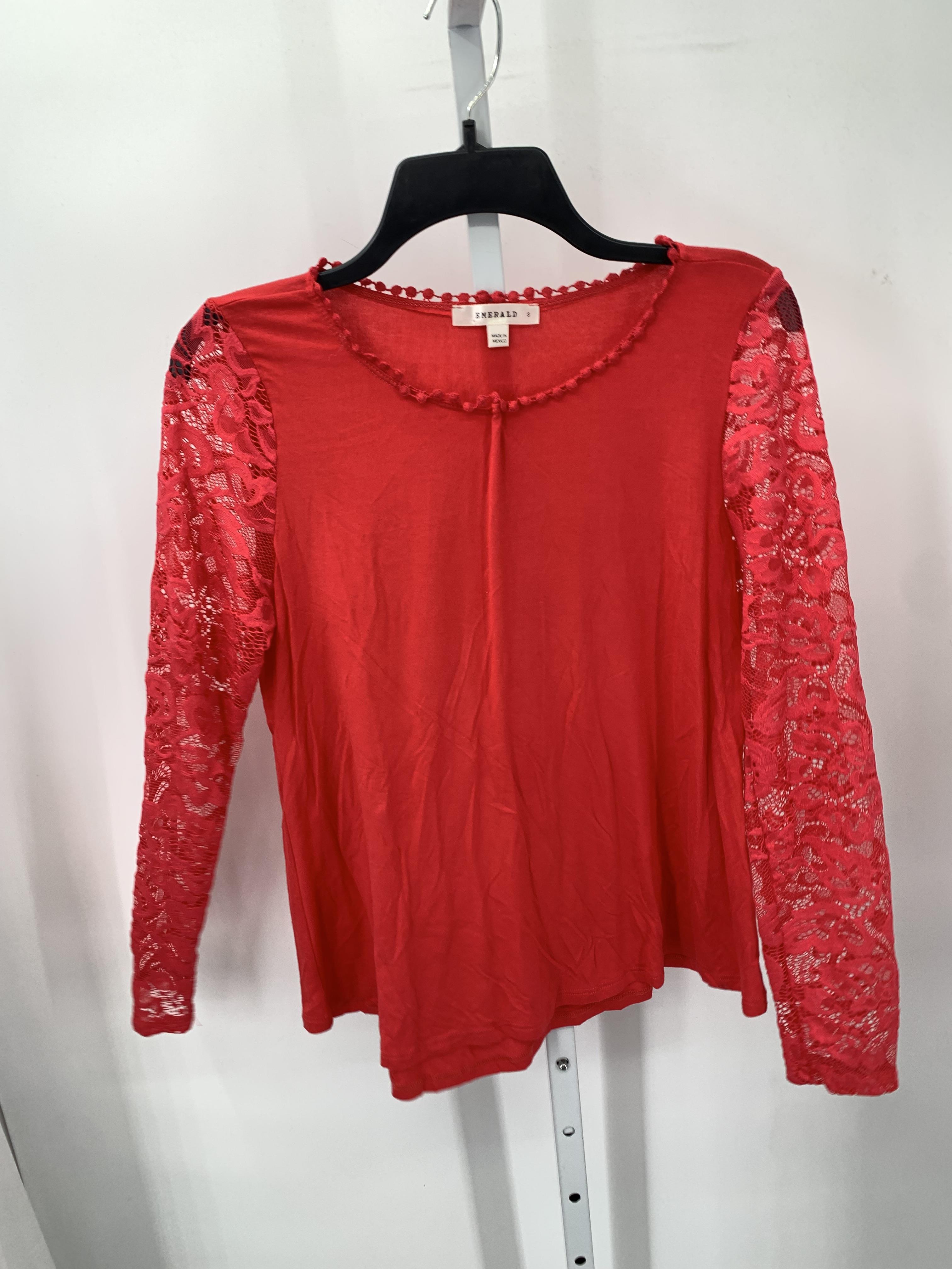 Emerald Size Small Misses Long Sleeve Shirt