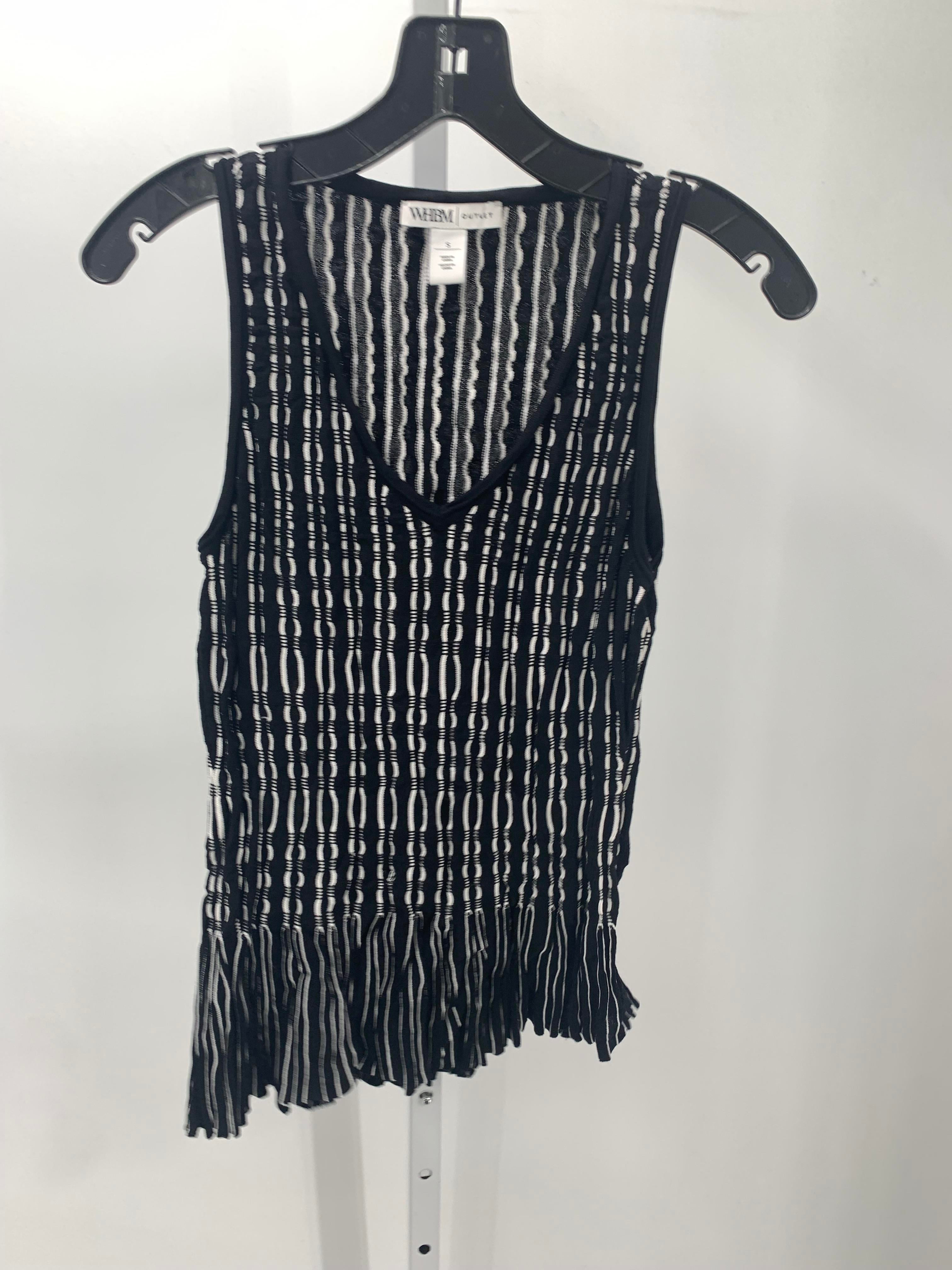 White House Black Size Small Misses Sleeveless Shirt