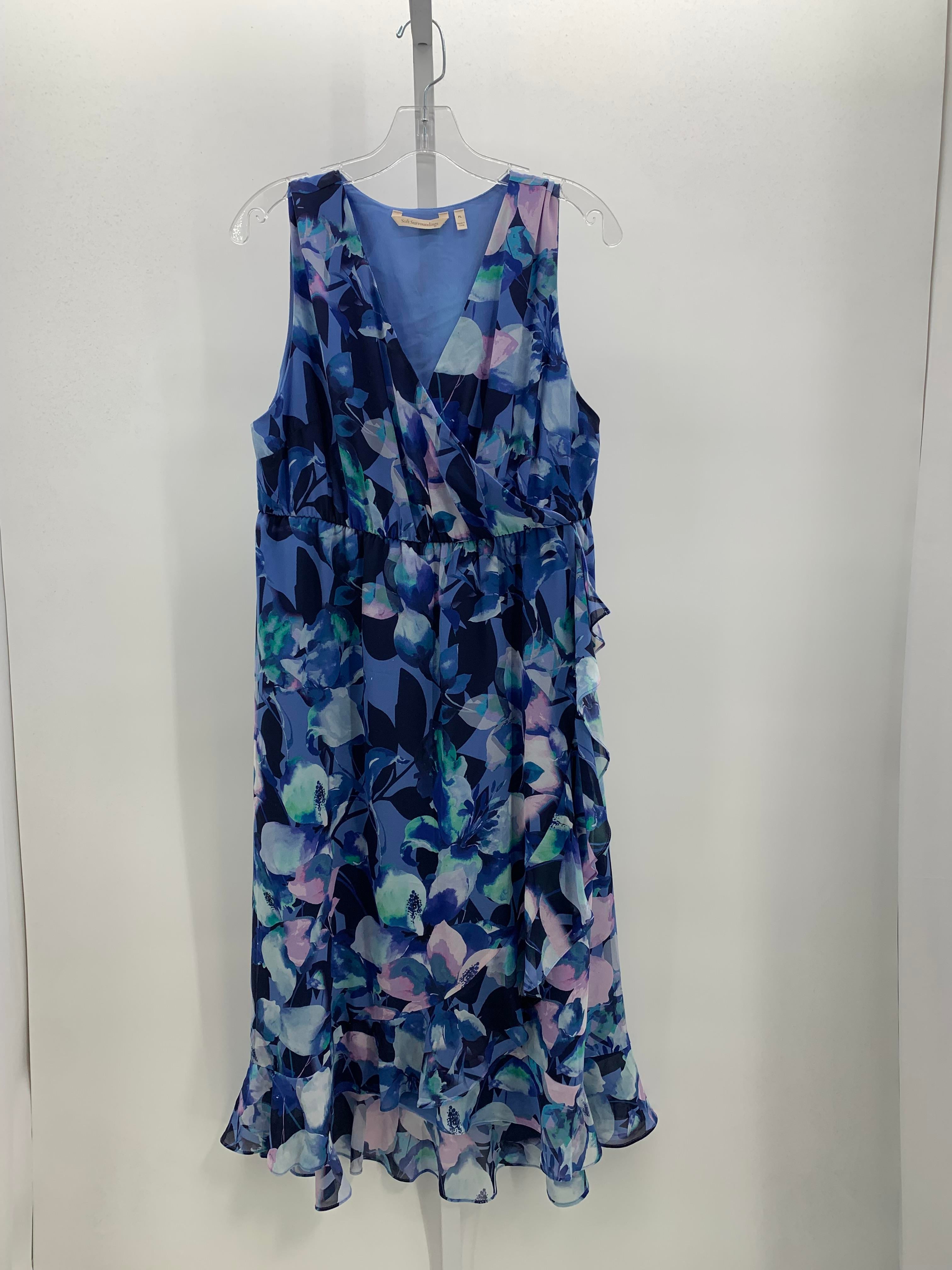 Soft Surroundings Size Large Petite Petite Sleeveless Dress