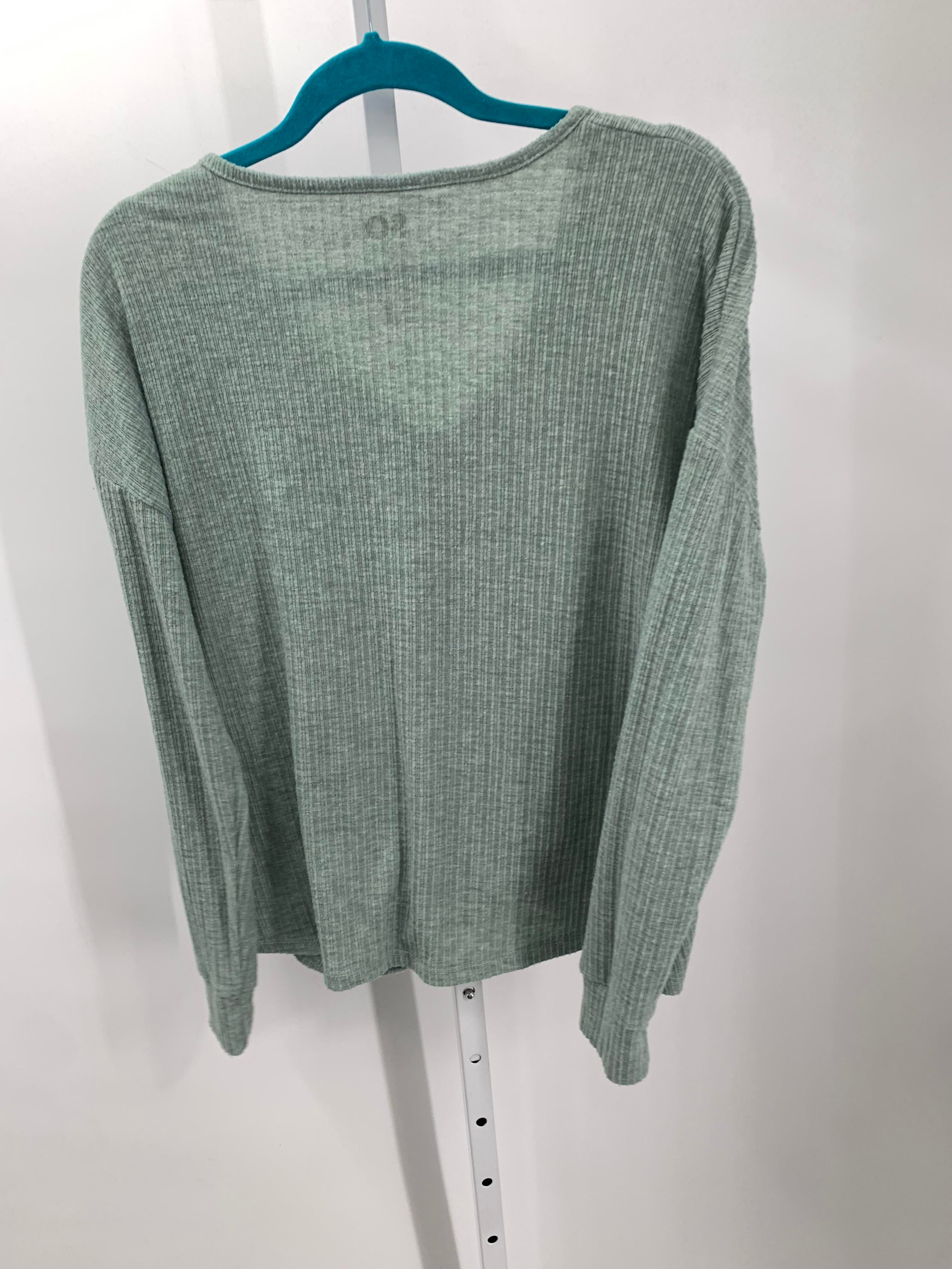 SO Size Large Juniors Long Sleeve Shirt