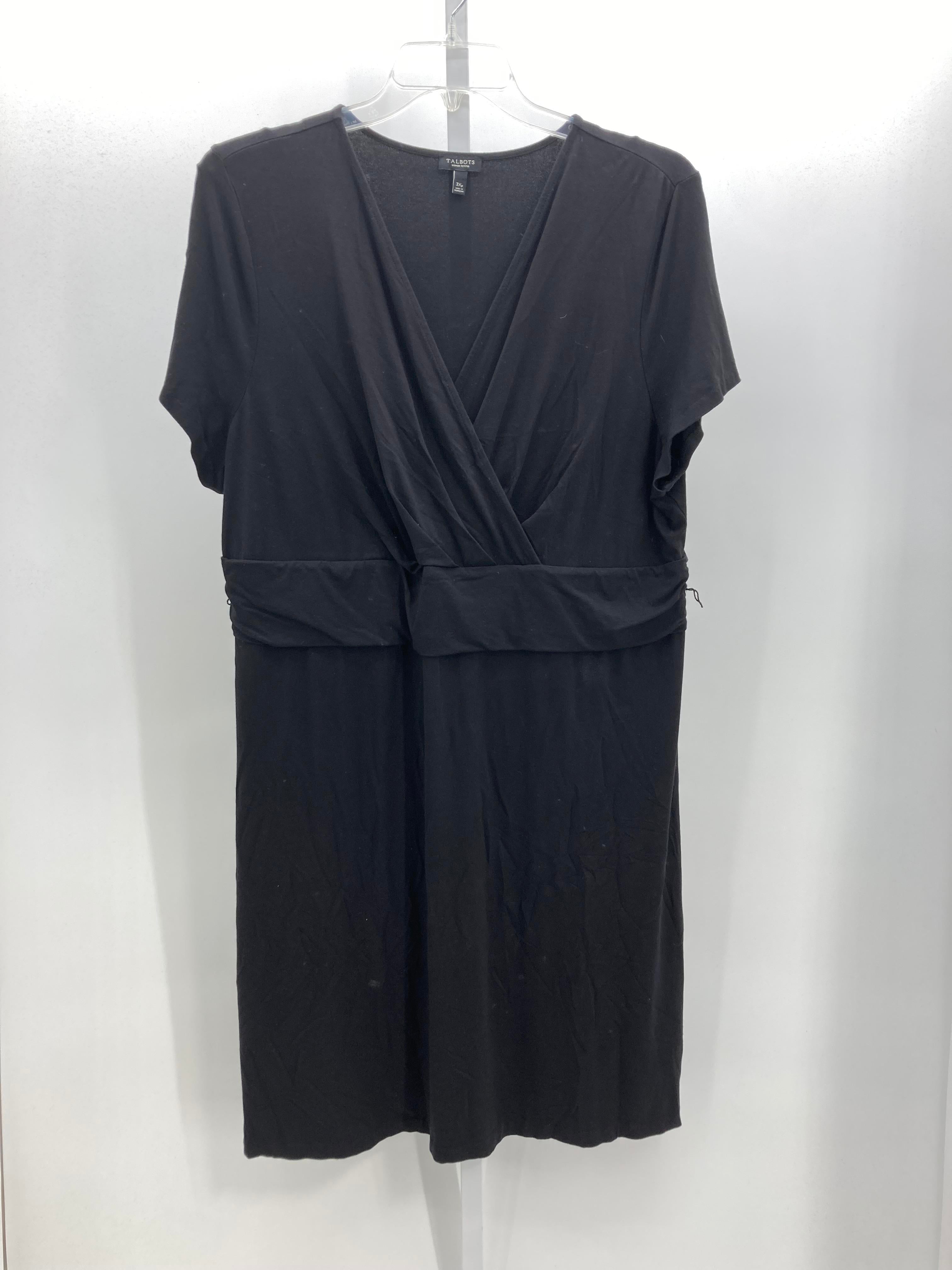 Talbots Size 3XP Womens Short Sleeve Dress