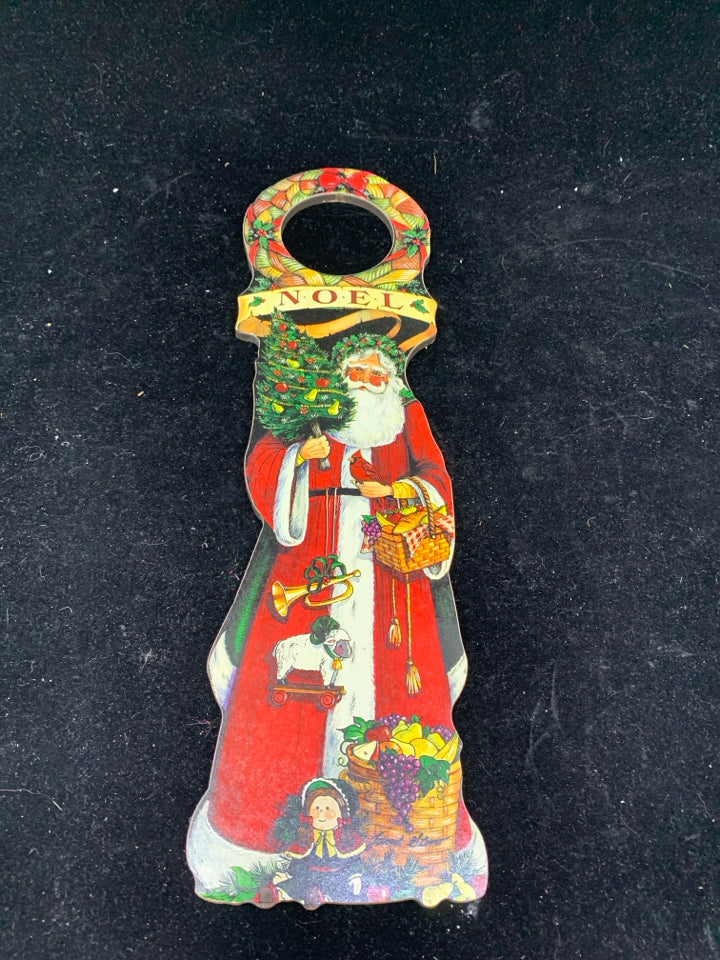 "NOEL" SANTA DOOR TAG.