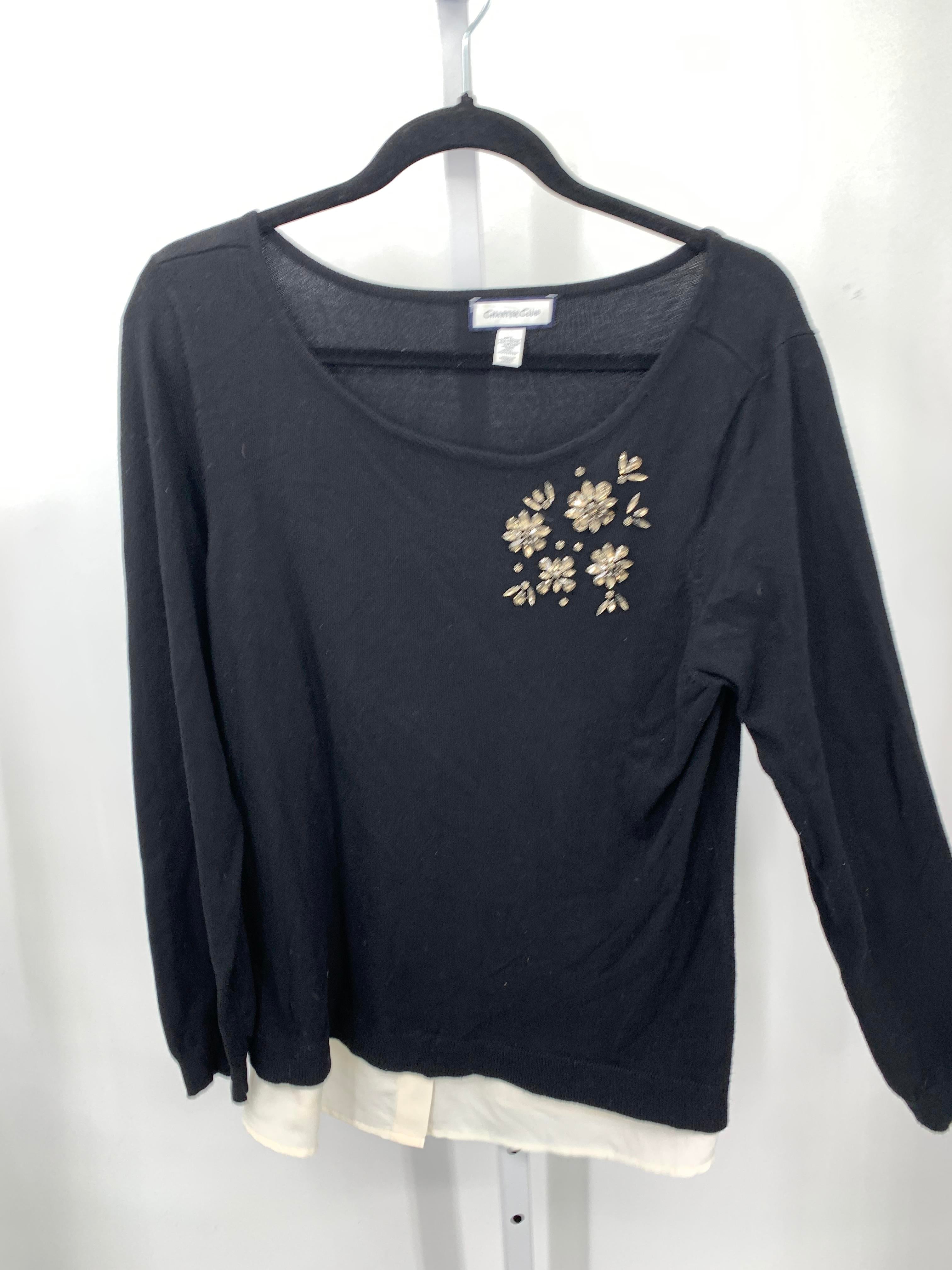 Charter Club Size Large Misses Long Slv Sweater
