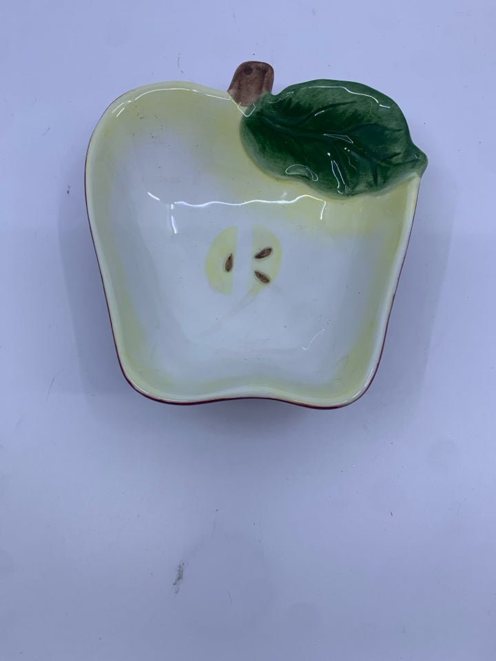 SMALL APPLE DISH.