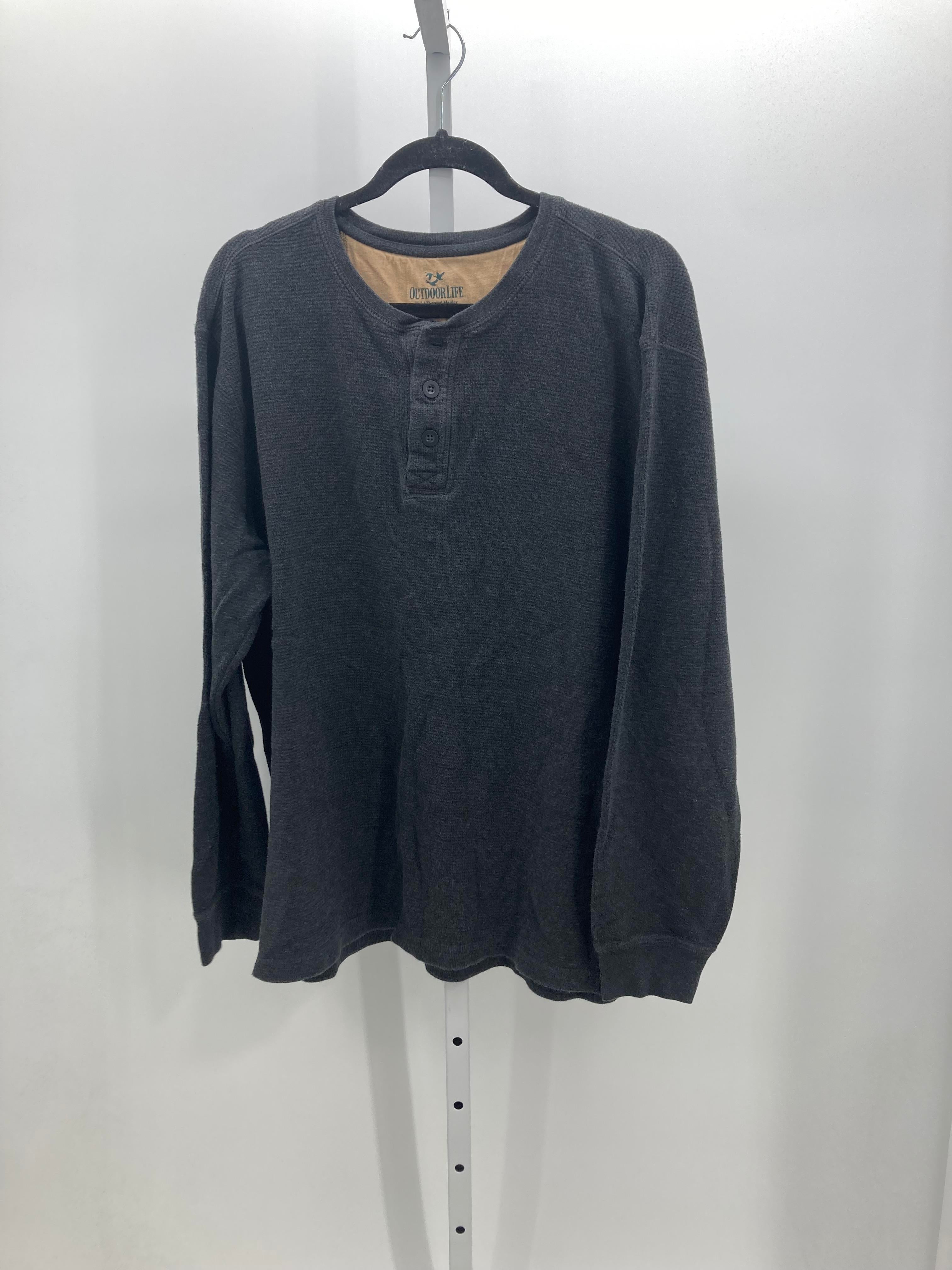 WAFFLE KNIT HENLEY