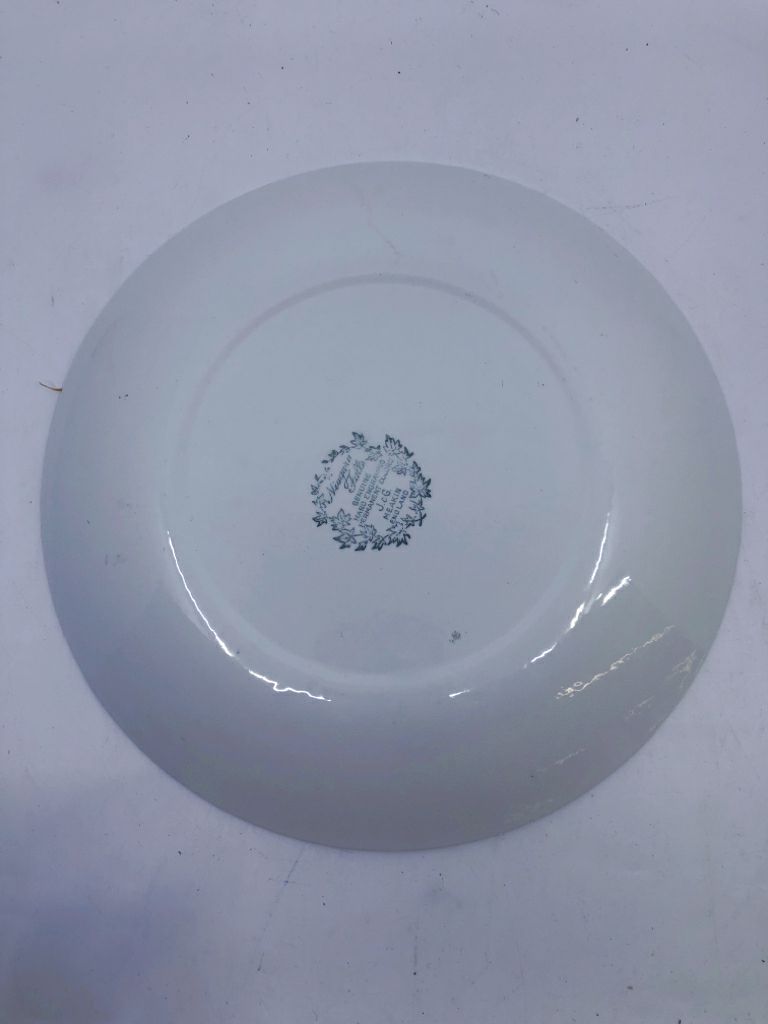 BLUE/WHITE NIAGARA FALLS SERVING PLATE- JG MEAKIN.