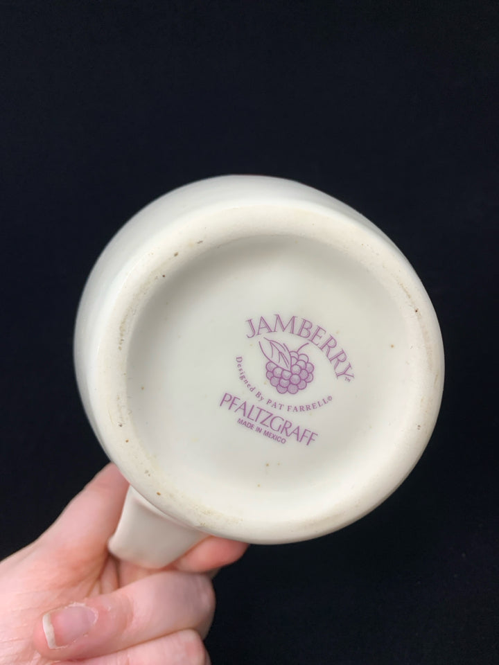 PFALTZGRAFF JAMBERRY CREAMER PITCHER.