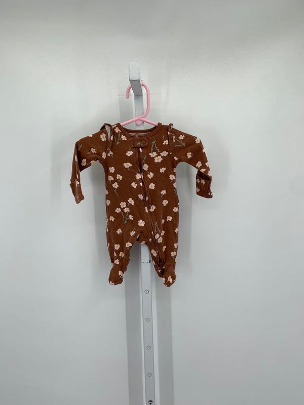 Carters Size Newborn Girls Long Slv. Romper