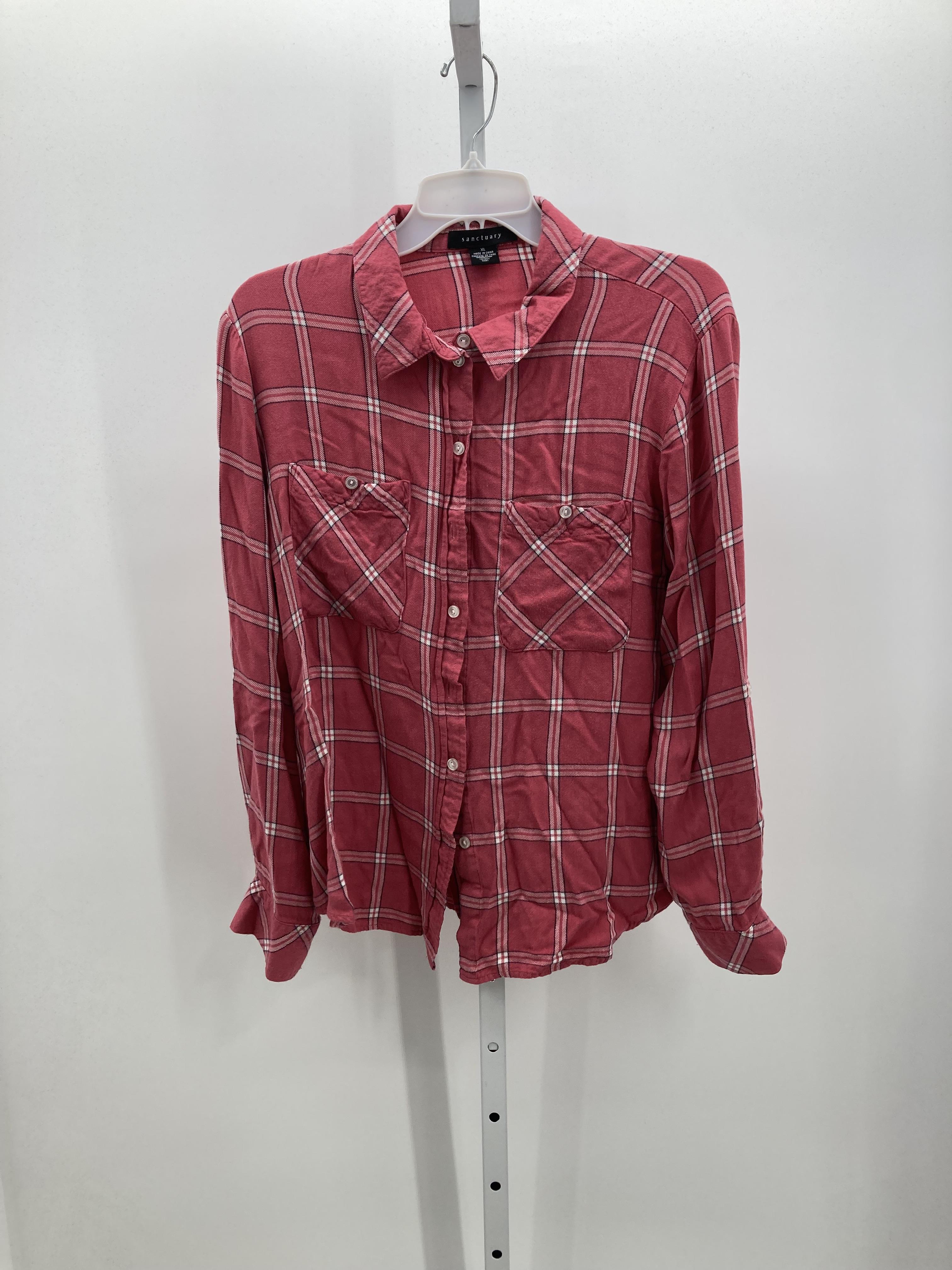 sanctuary Size Extra Large Misses Long Sleeve Shirt