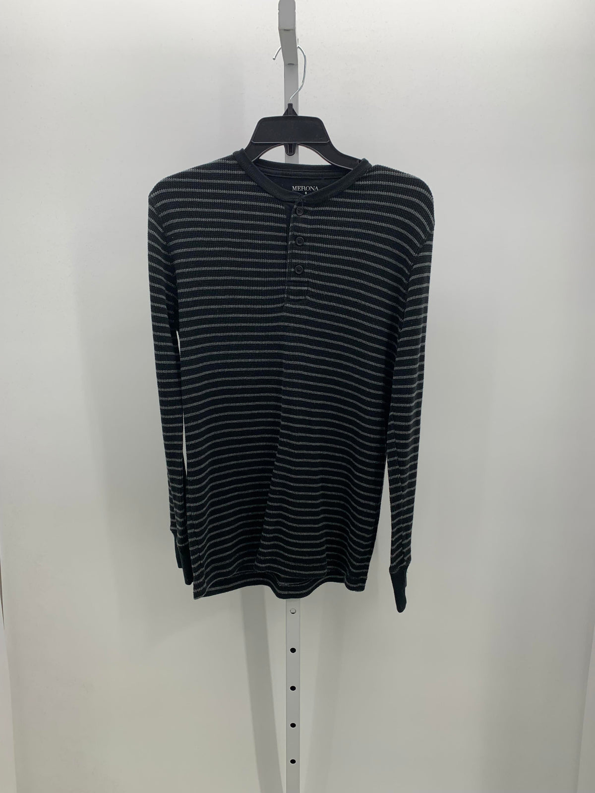 GREY STRIPES WAFFLE KNIT