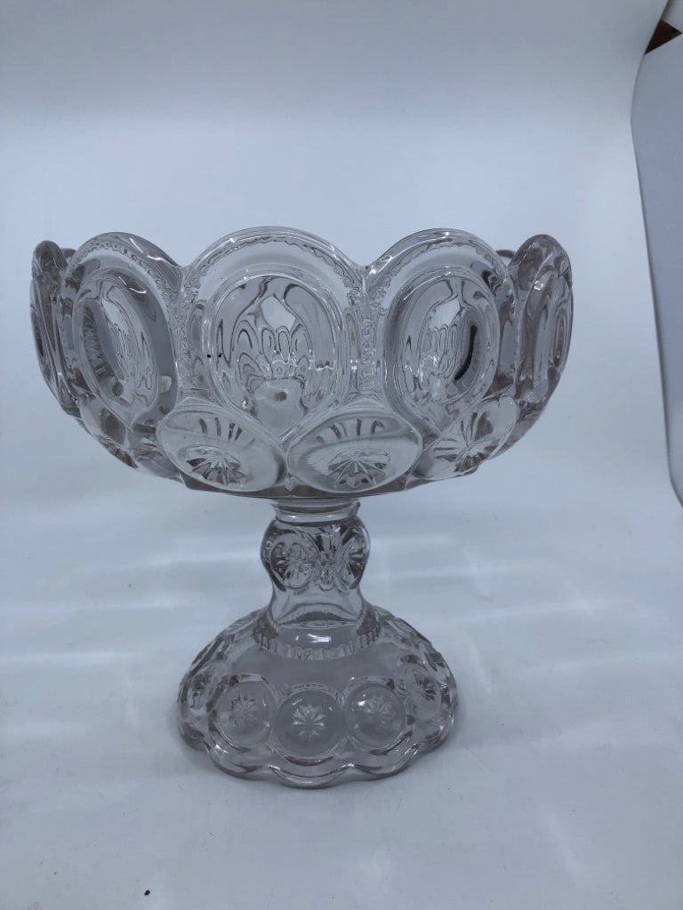 VTG GLASS CANDY DISH.