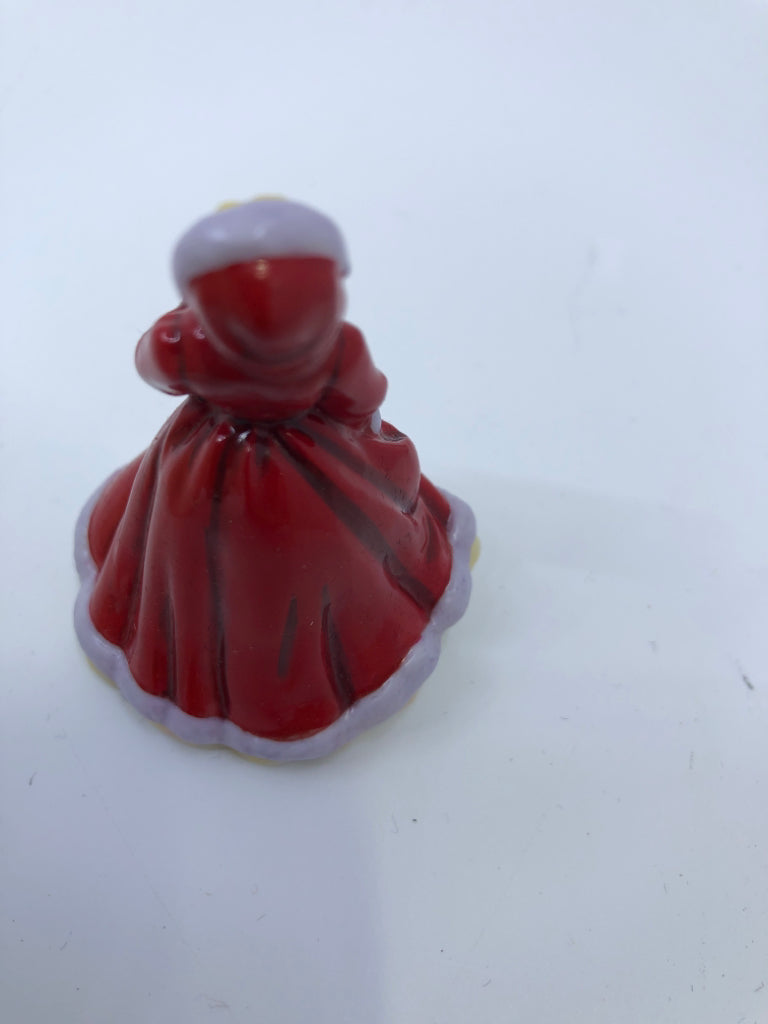 MINI LADIES GIRL IN RED COAT RACHEL- IN BOX.