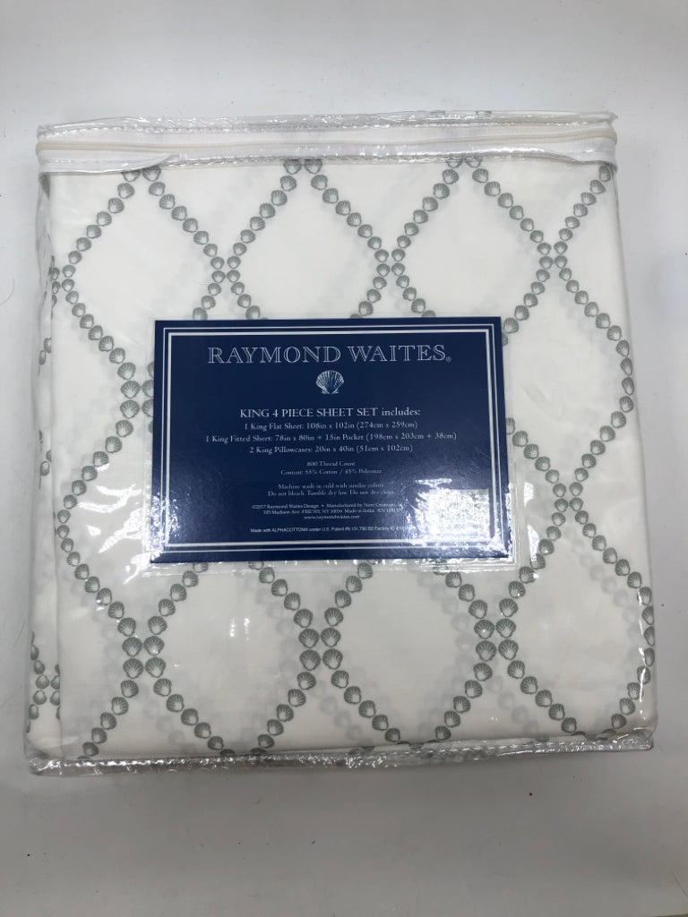 NIP RAYMOND WAITES SEASHELL KING SHEET SET.