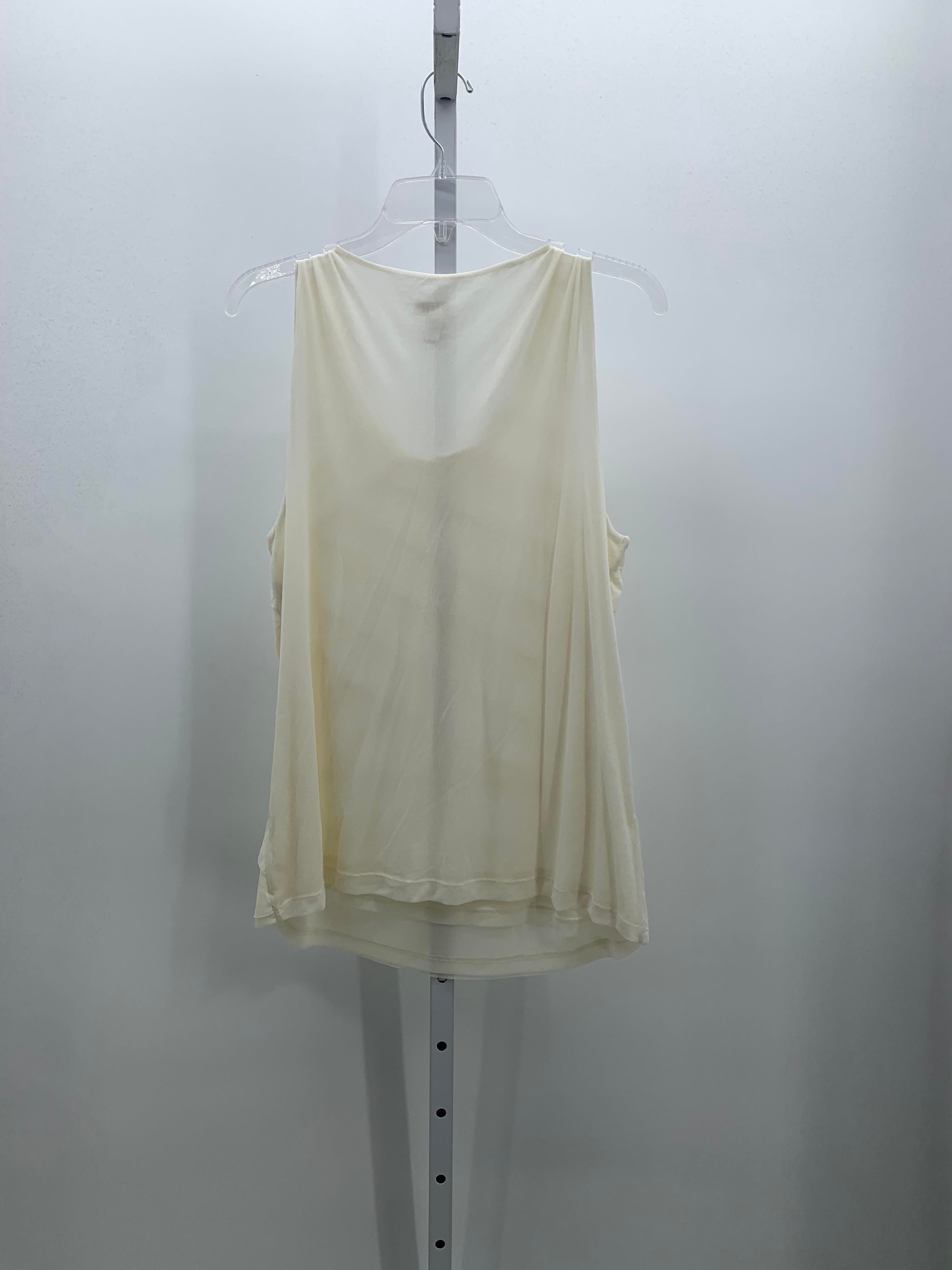 Chico's Size Large Misses Sleeveless Shirt