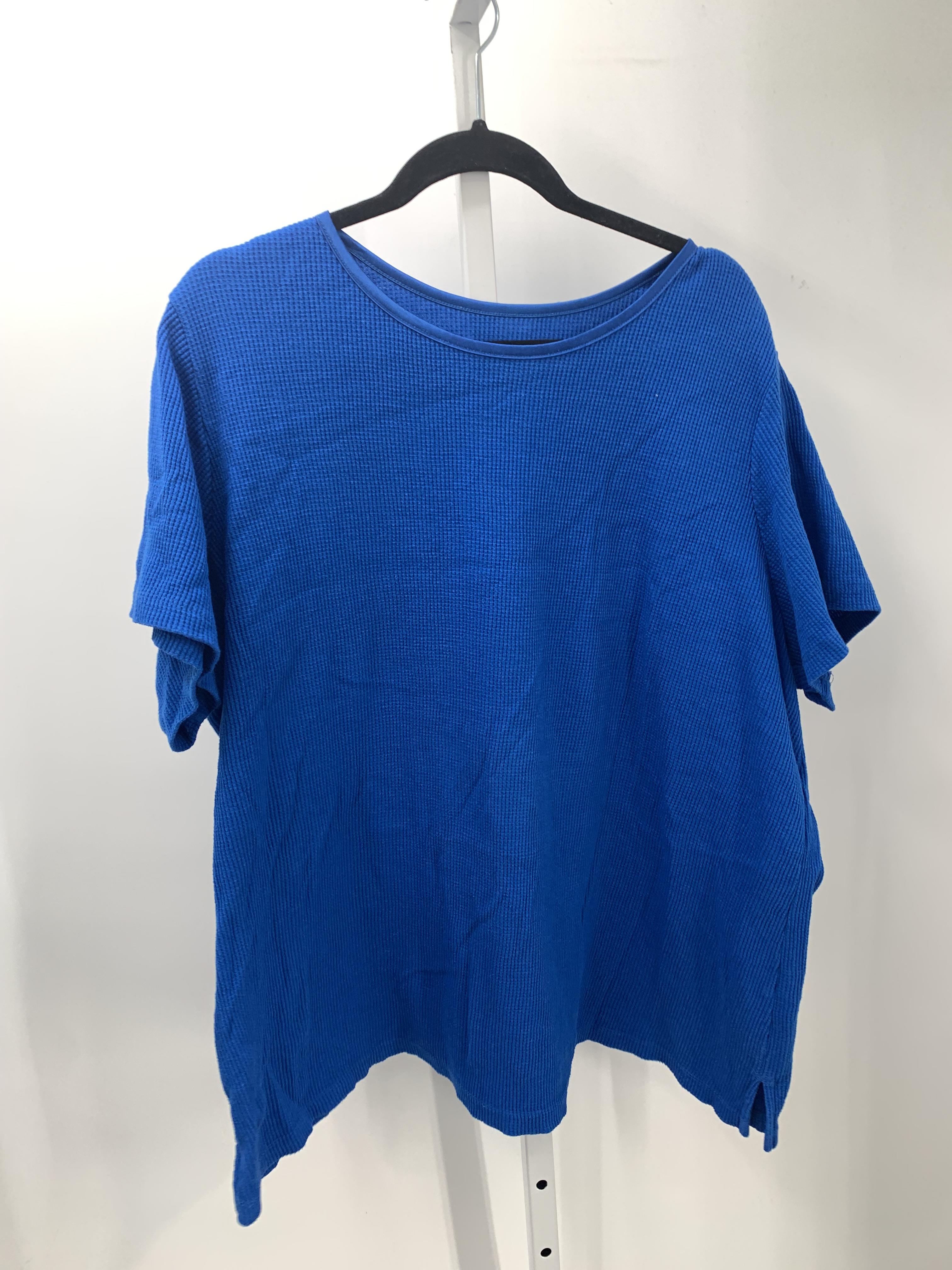 Woman Within Size 2X Womens Short Sleeve Shirt