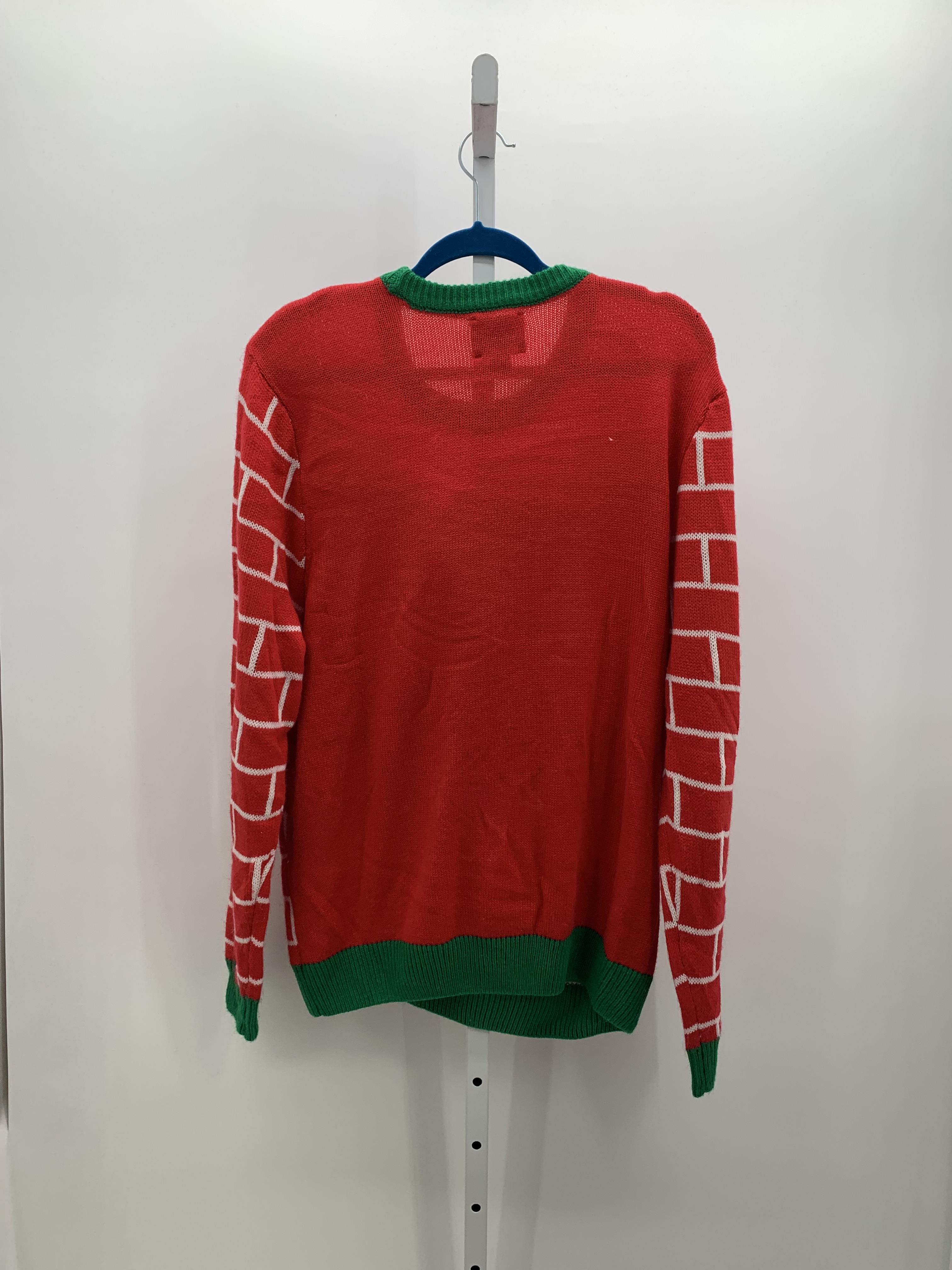 LONG SLV SWEATER FIREPLACE.