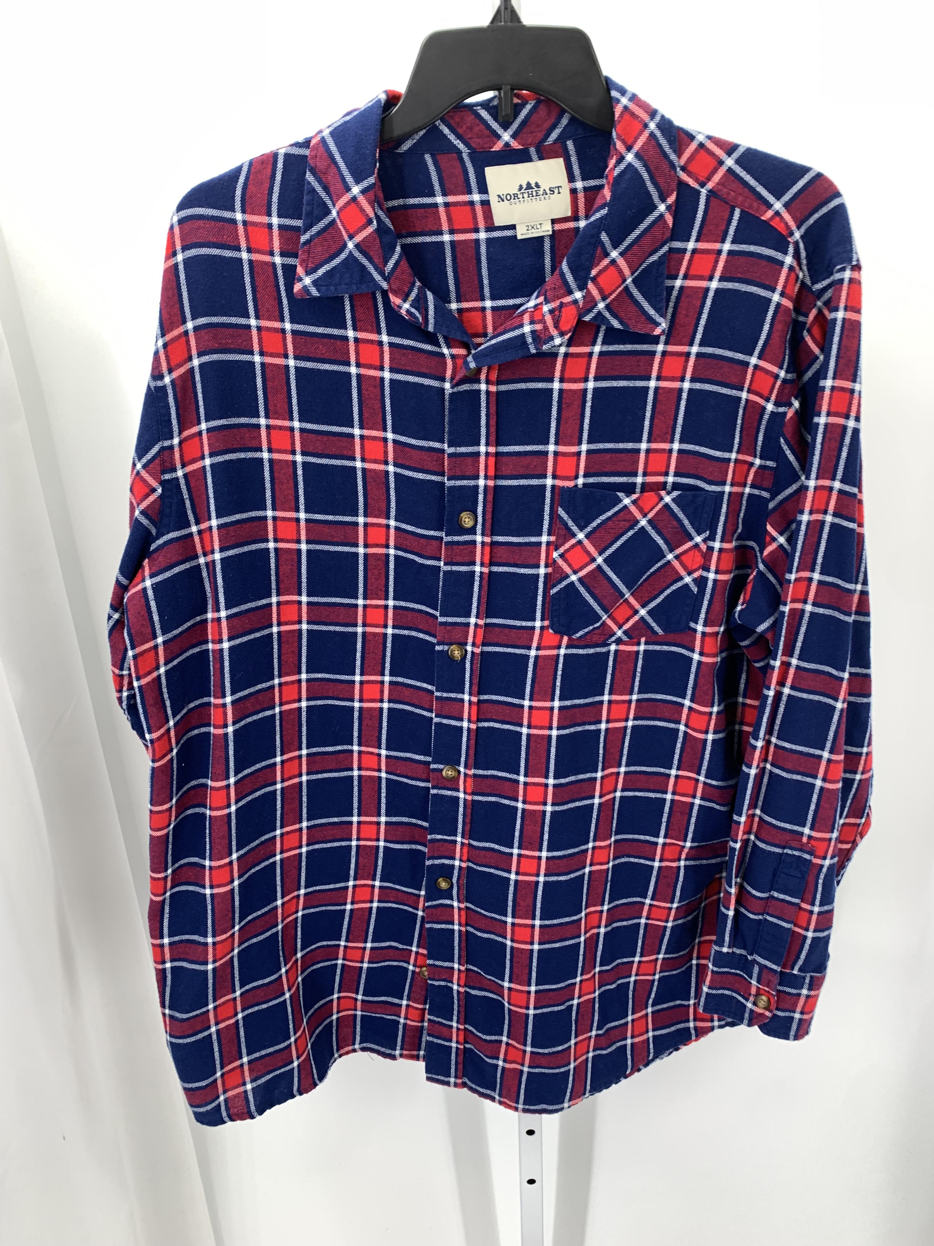 TALL RED WHITE PLAID