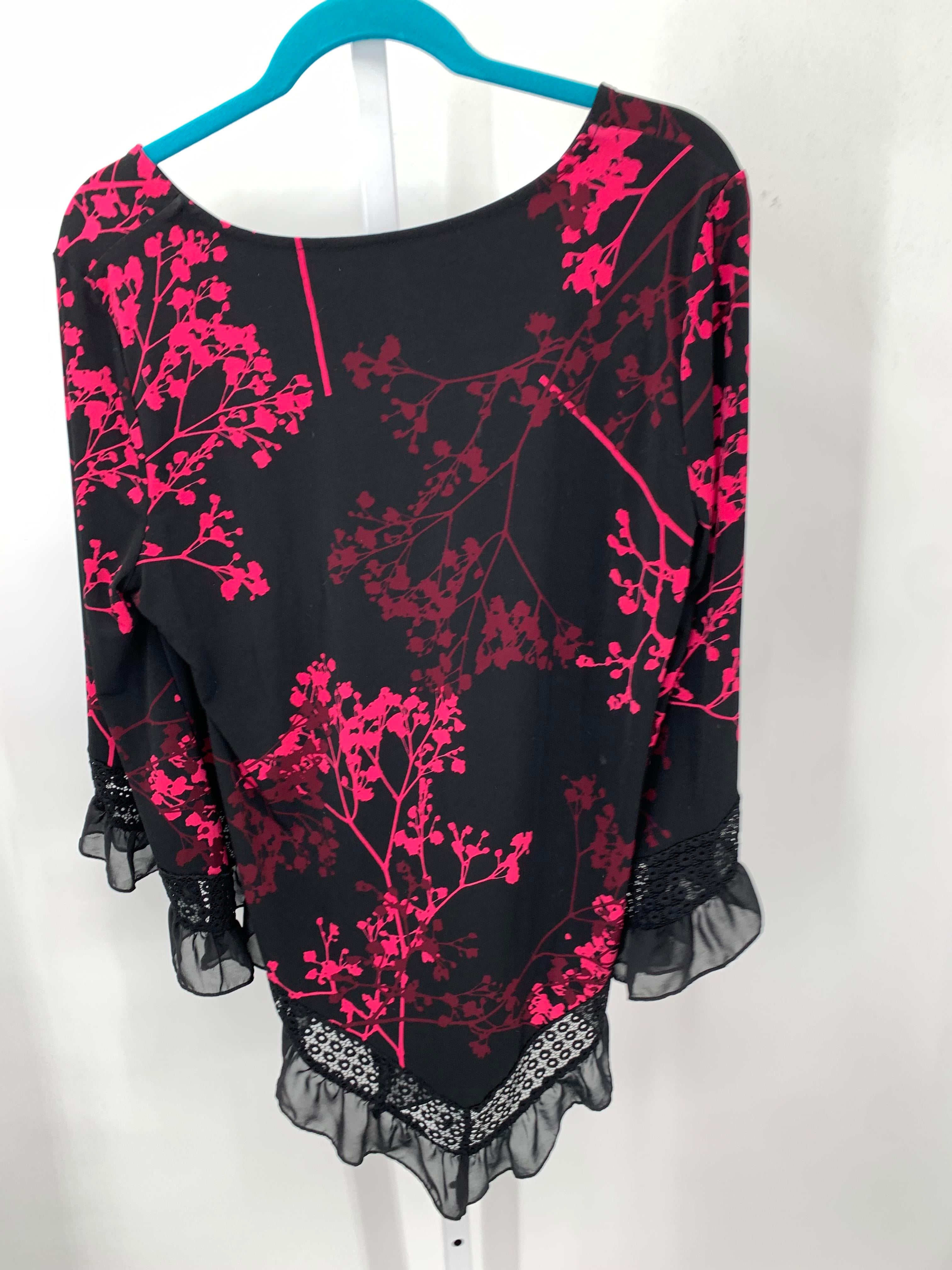 Alfani Size Large Misses 3/4 Sleeve Shirt