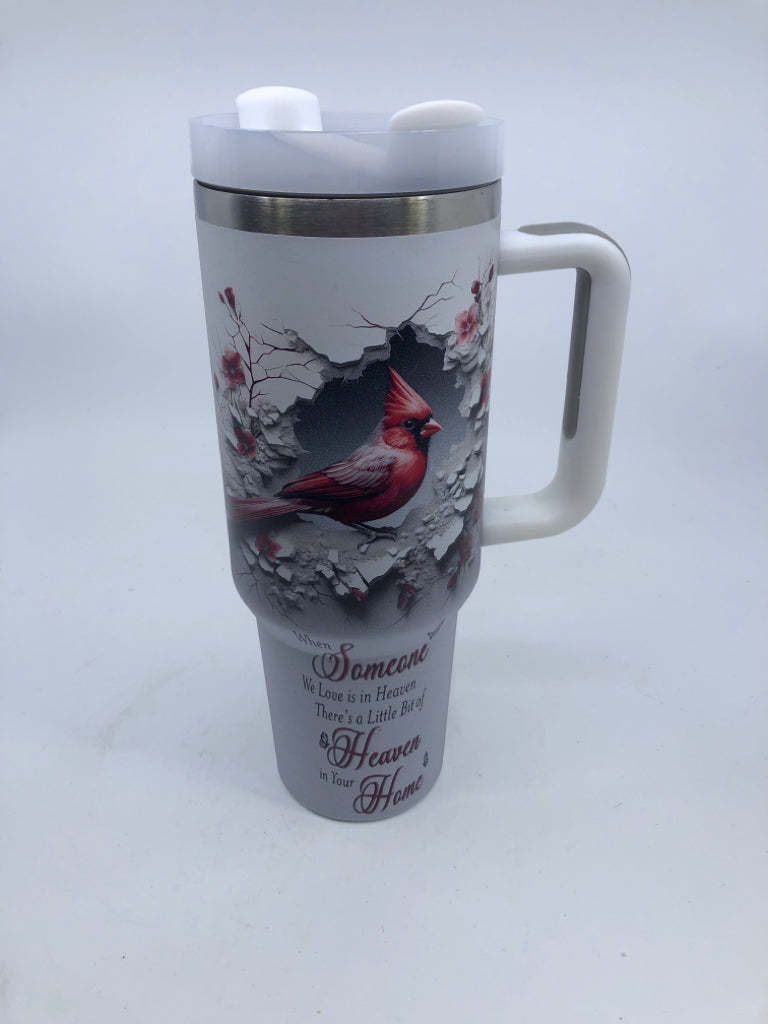 CARDINAL  SOMEONE 40 OZ TUMBLER.