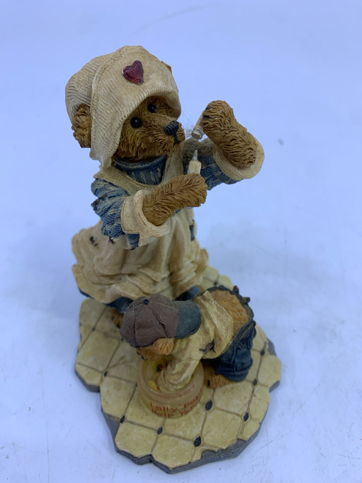 CERAMIC BOYDS BEAR "IF YOU CANNOT CONVINCE THEM".