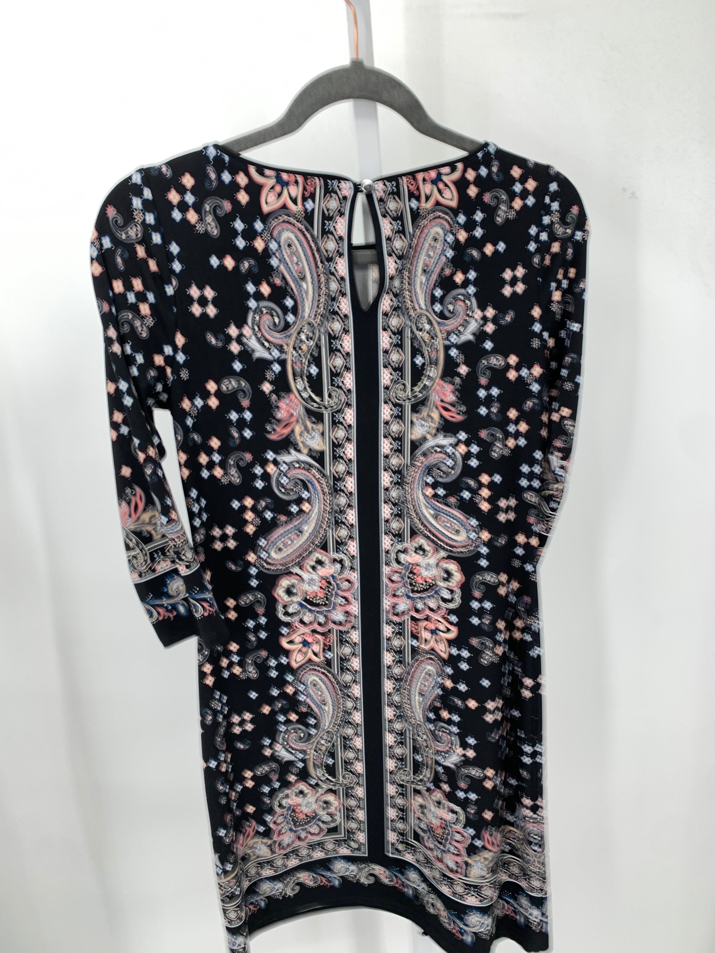 White House Black Size X Small Petite Petite Long Sleeve Dress