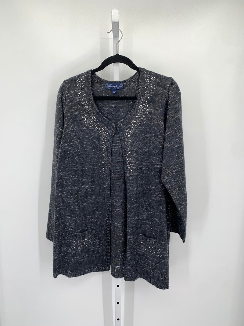 Susan Graver Size Large Misses Cardigan