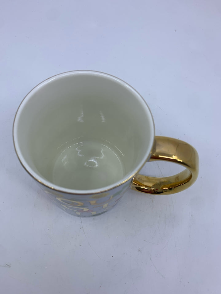 YOU GOT THIS FLORAL MUG W/ GOLD RIFLE PAPER CO.
