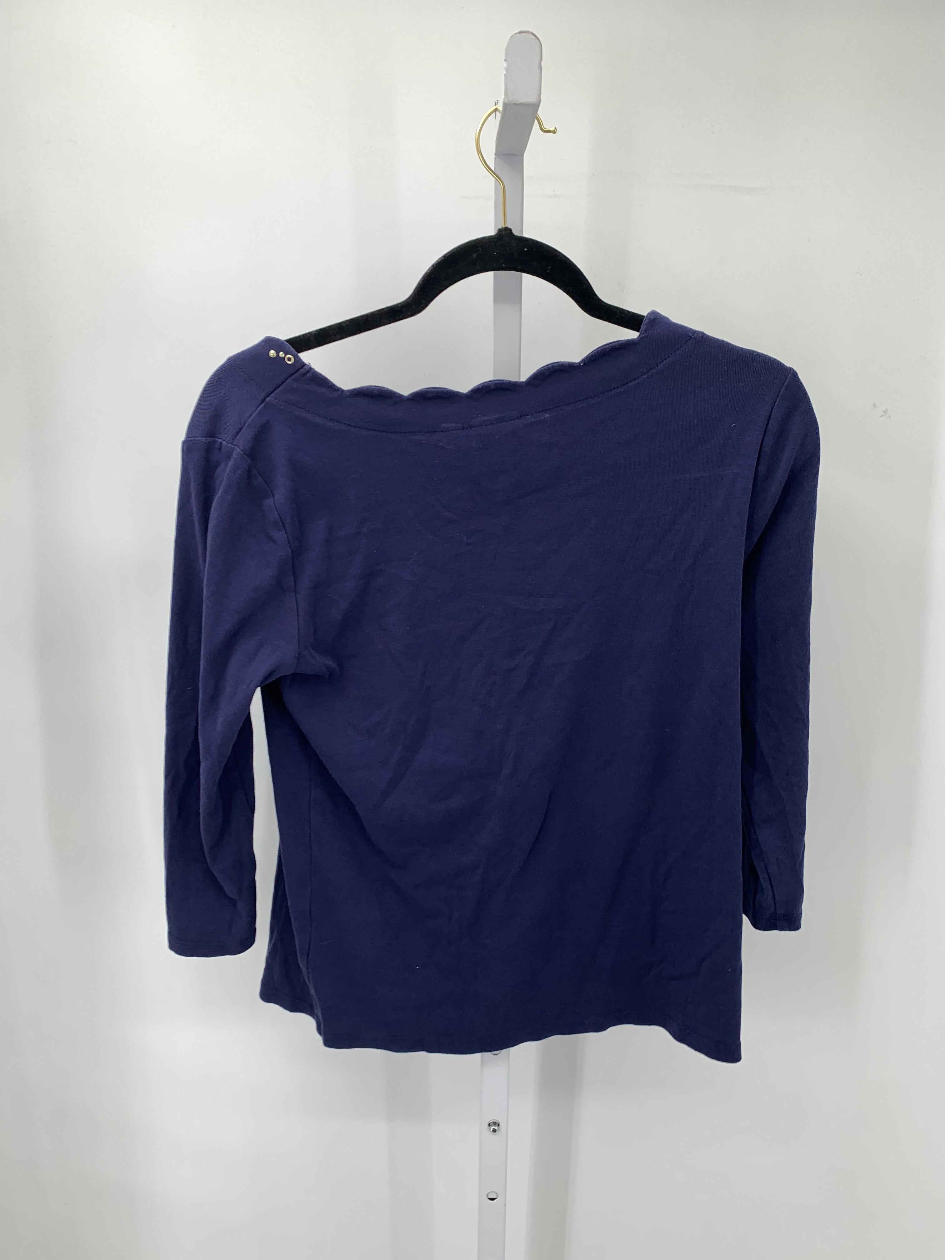 Rafaella Size Medium Misses 3/4 Sleeve Shirt