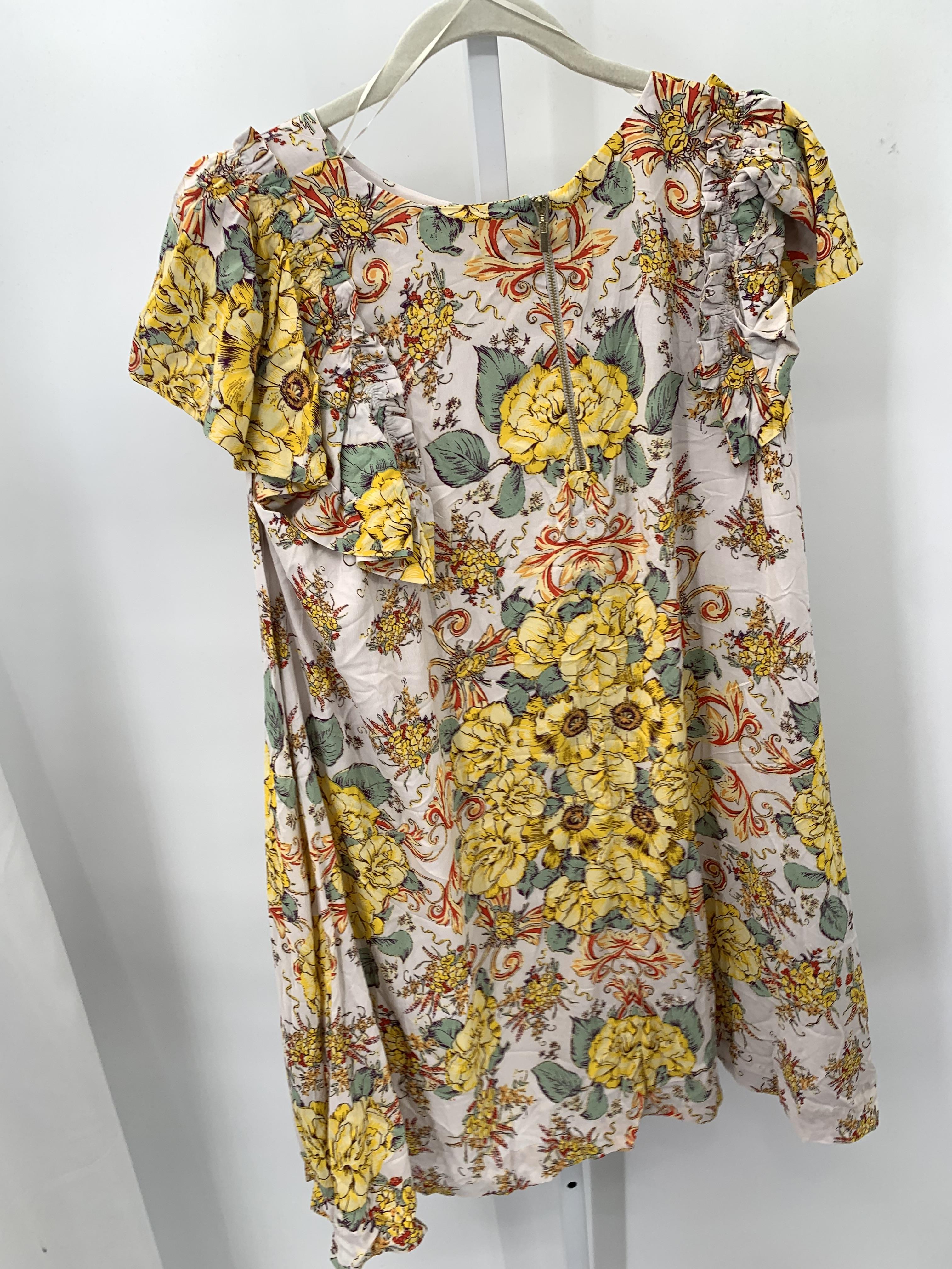 Free People Size Medium Misses Short Sleeve Dress